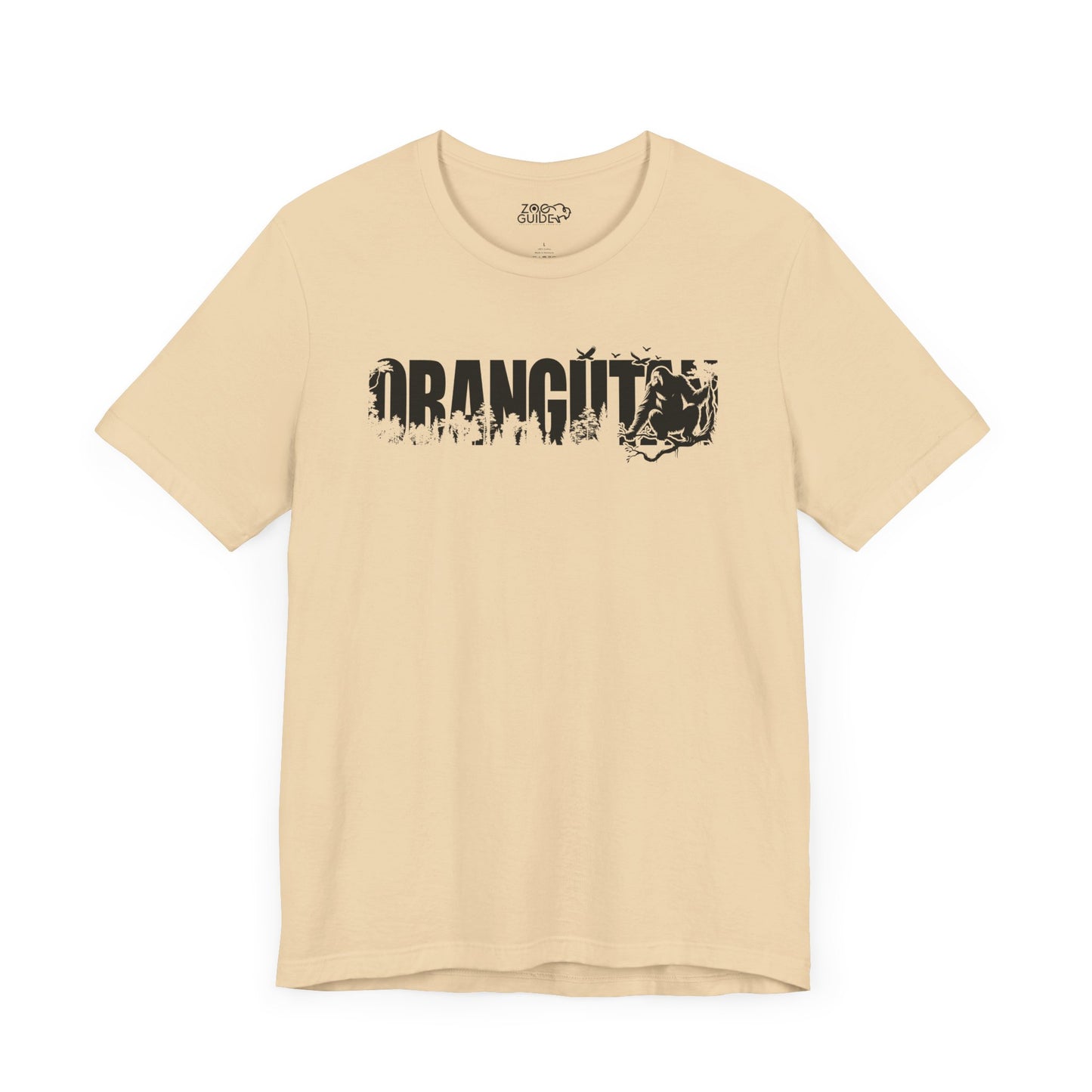 ORANGUTAN Adult Unisex Tee Shirt by Zoo Guide™