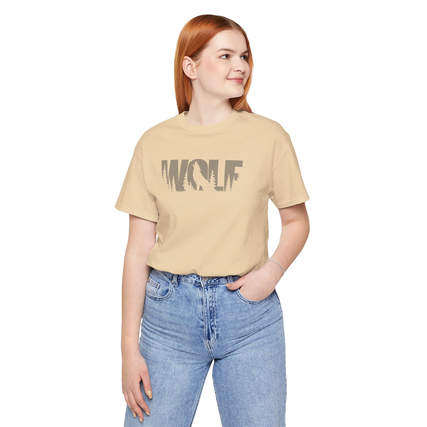 WOLF Color Adult Unisex Tee Shirt by Zoo Guide™