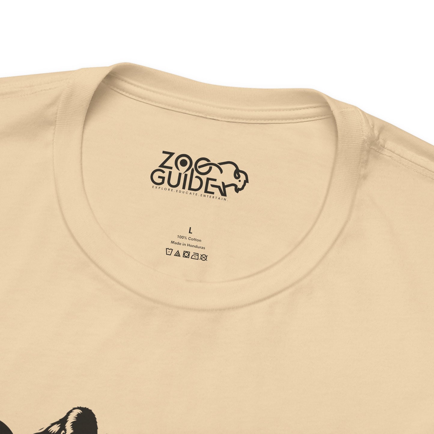 GORILLA Adult Unisex Tee Shirt by Zoo Guide™