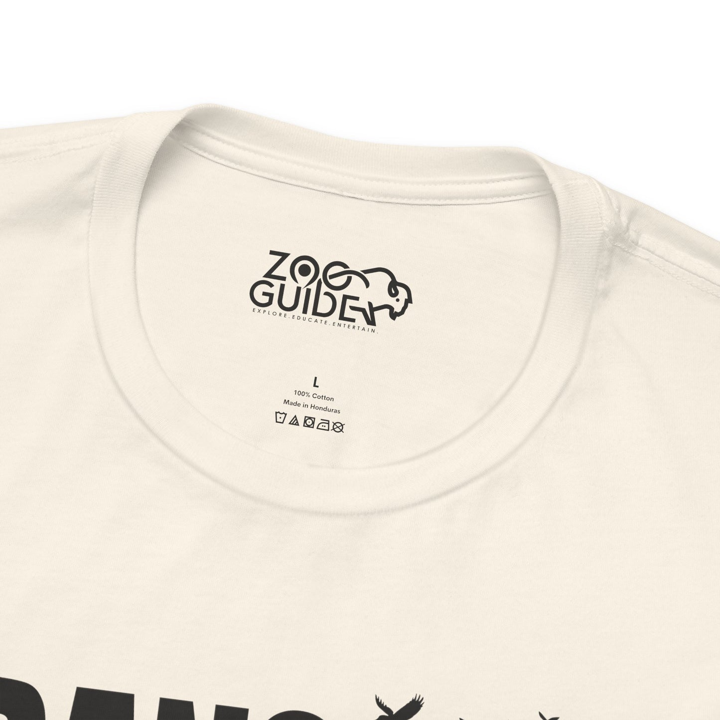 ORANGUTAN Adult Unisex Tee Shirt by Zoo Guide™