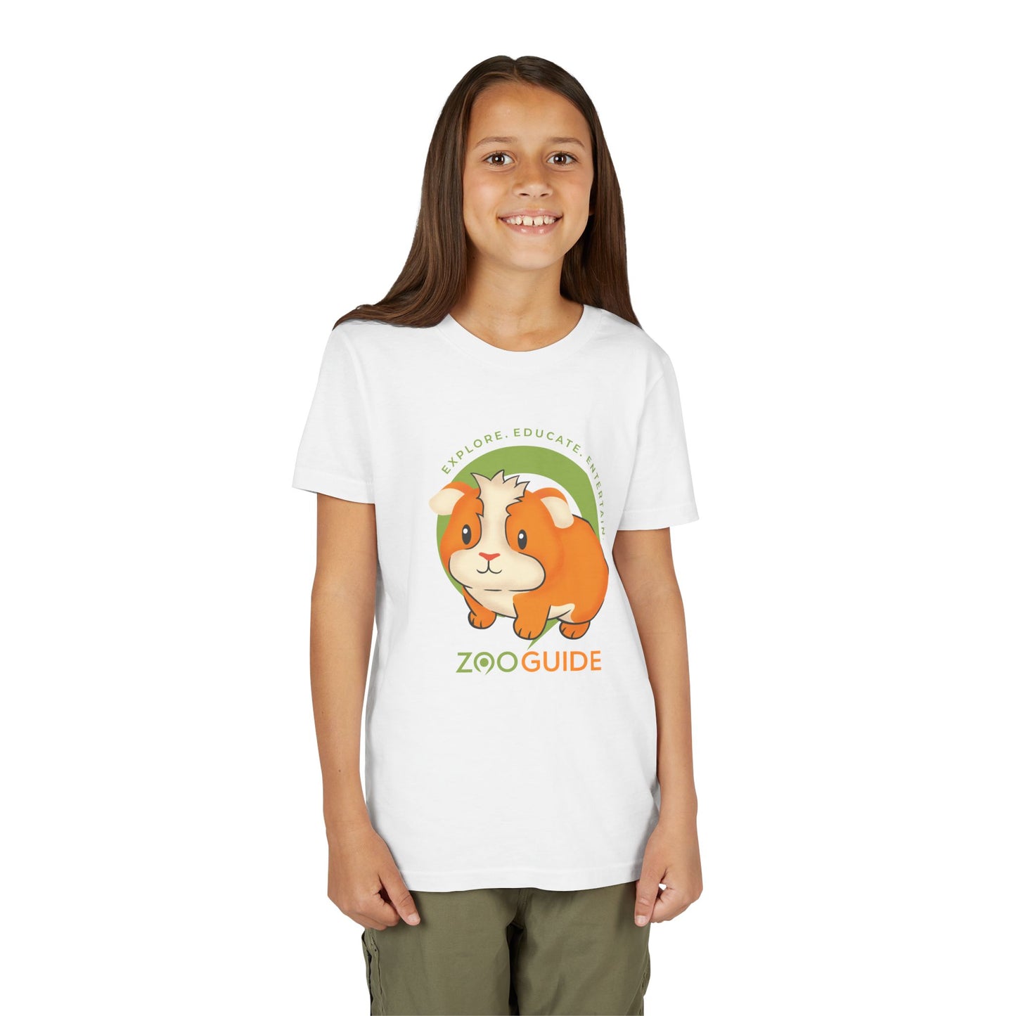 Guinea Pig in Zoo Guide™ Waypoint Icon Youth Tee Shirt by Zoo Guide™