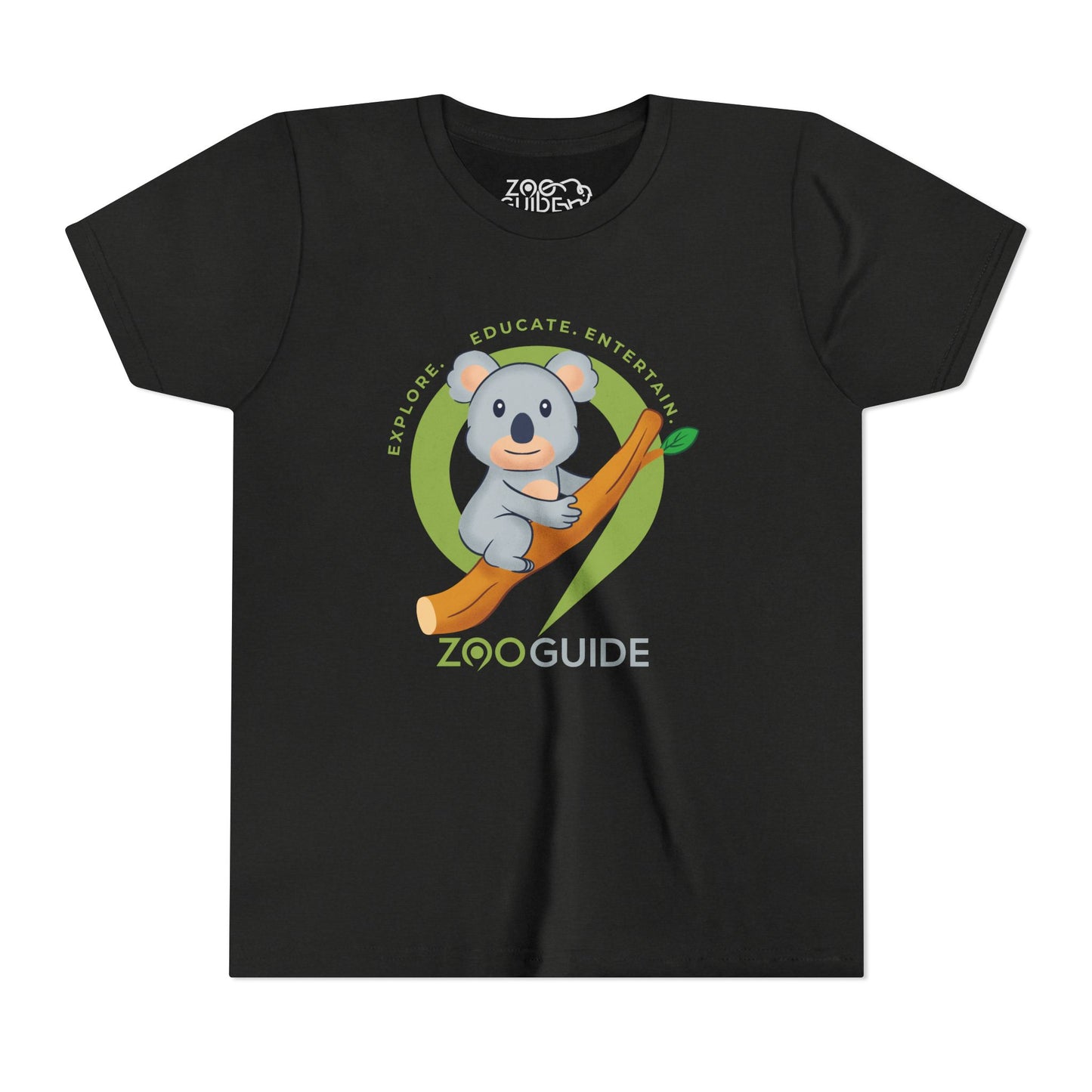 Koala on Branch in Zoo Guide™ Waypoint Icon Youth Tee Shirt by Zoo Guide™