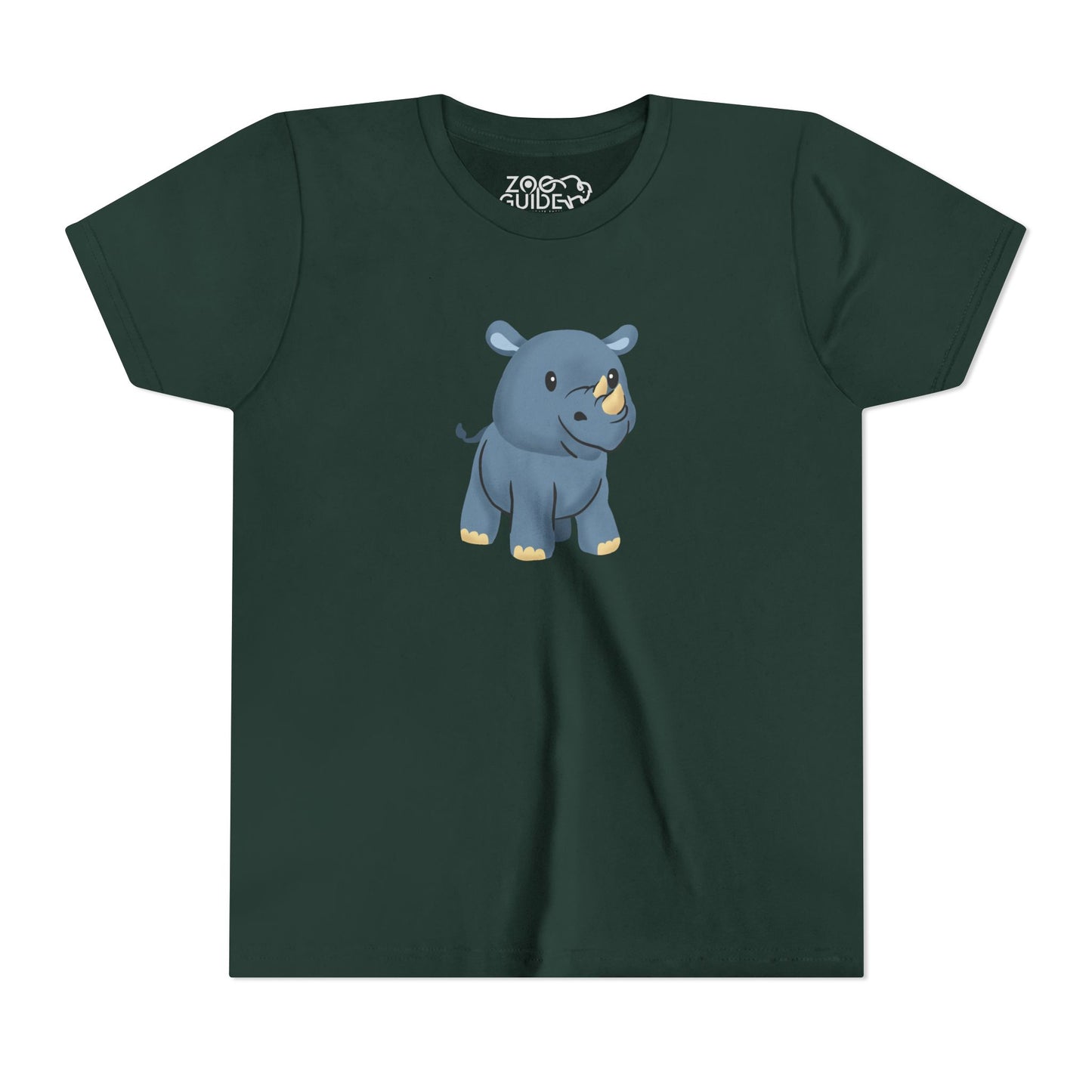 Rhino Youth Tee Shirt by Zoo Guide™