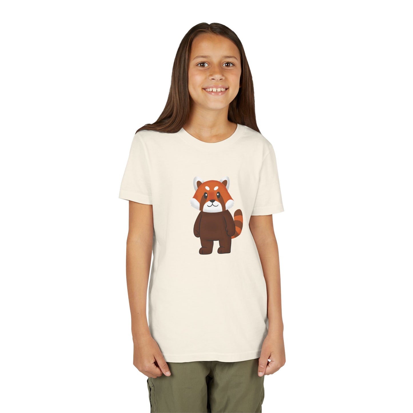 Red Panda Standing Youth Tee Shirt by Zoo Guide™
