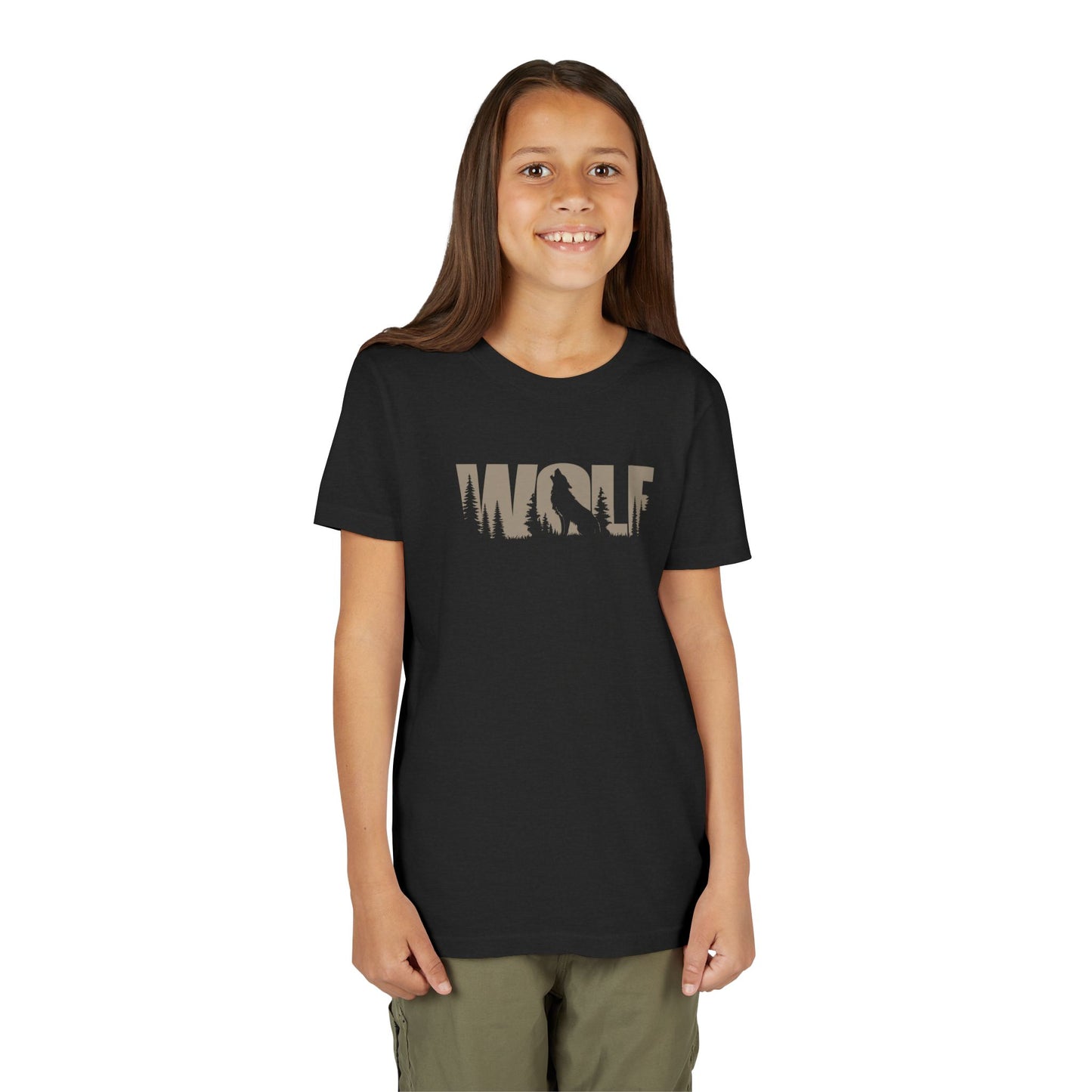 WOLF Color Youth Tee Shirt by Zoo Guide™