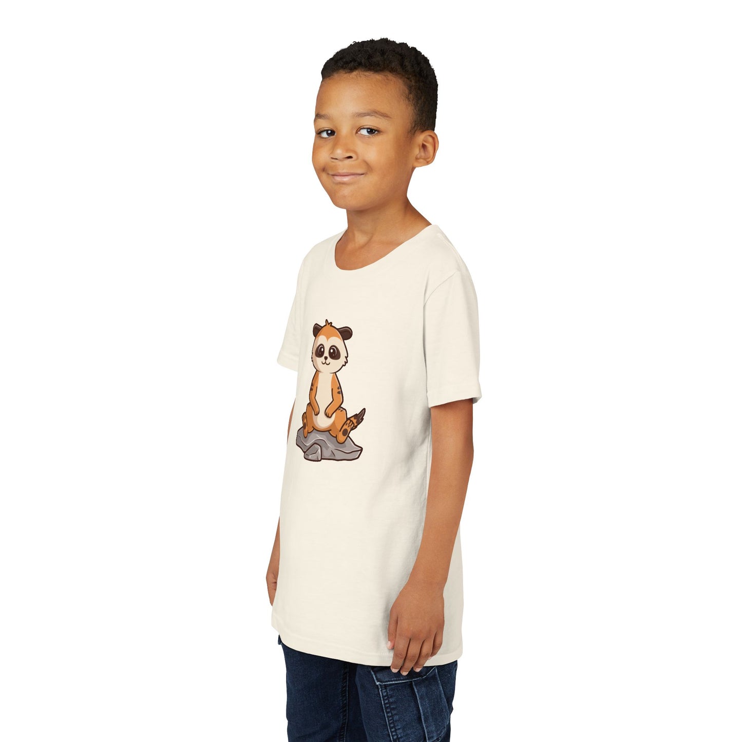 Meerkat Kawaii Style Youth Tee Shirt by Zoo Guide™