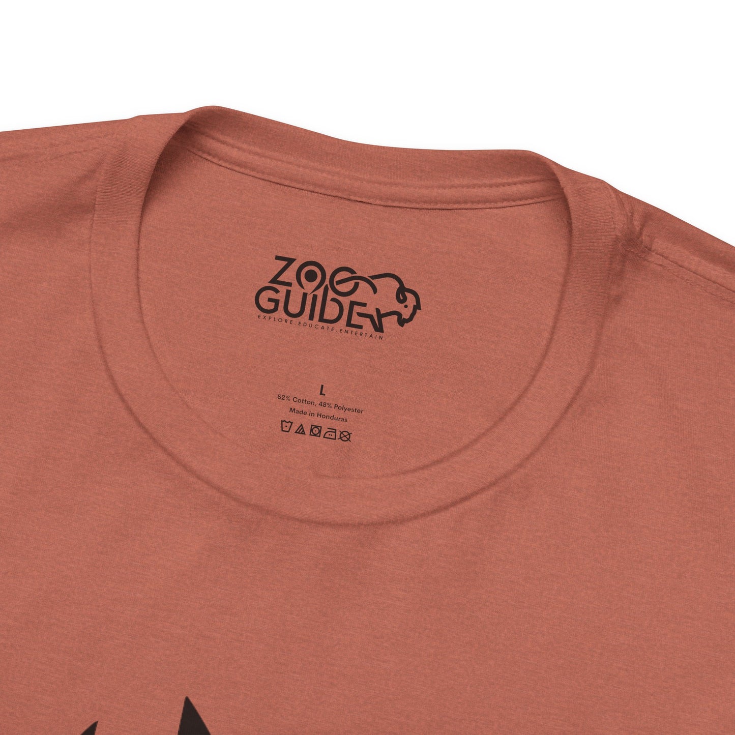 Bear Print Adult Unisex Tee Shirt by Zoo Guide™