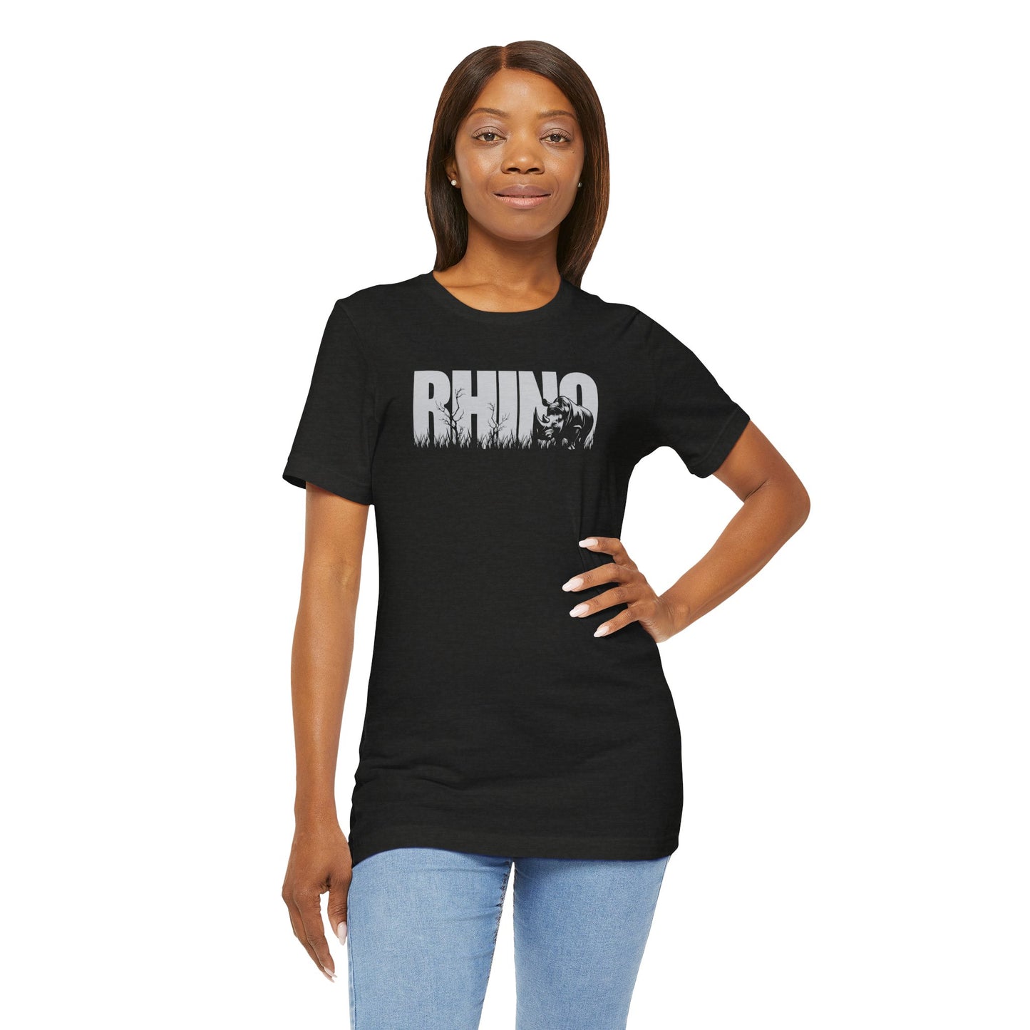 RHINO Adult Unisex Tee Shirt by Zoo Guide™