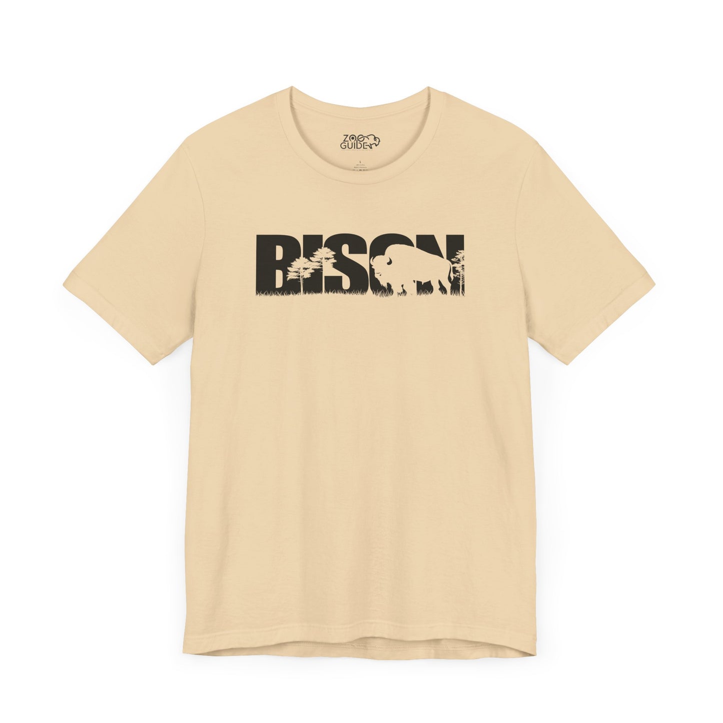 BISON Adult Unisex Tee Shirt by Zoo Guide™