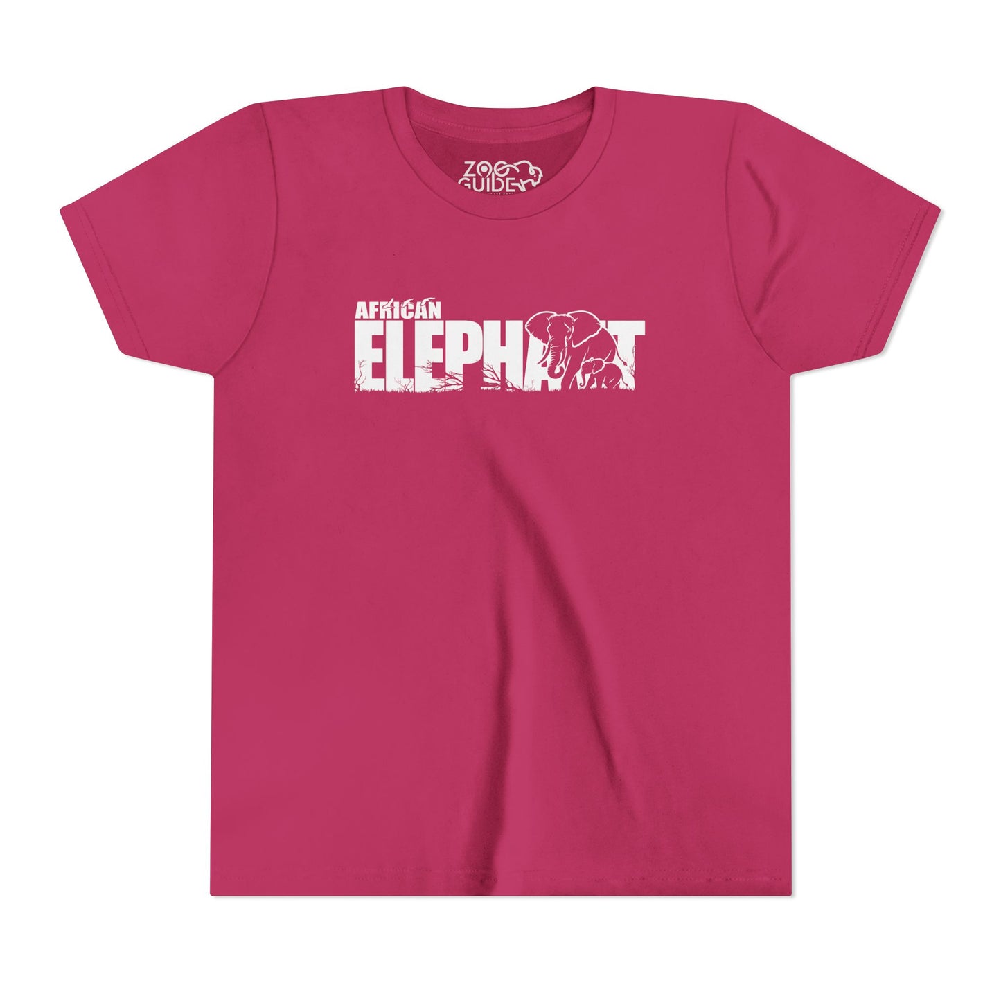 AFRICAN ELEPHANT Youth Tee Shirt by Zoo Guide™