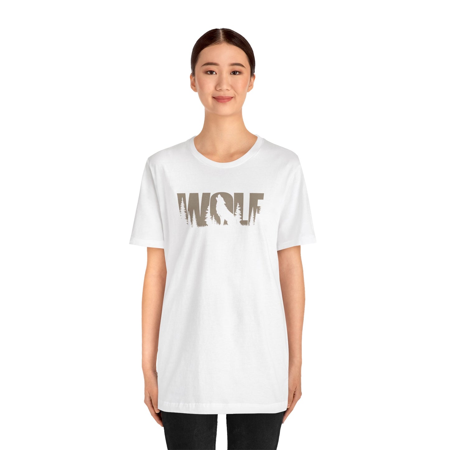 WOLF Color Adult Unisex Tee Shirt by Zoo Guide™
