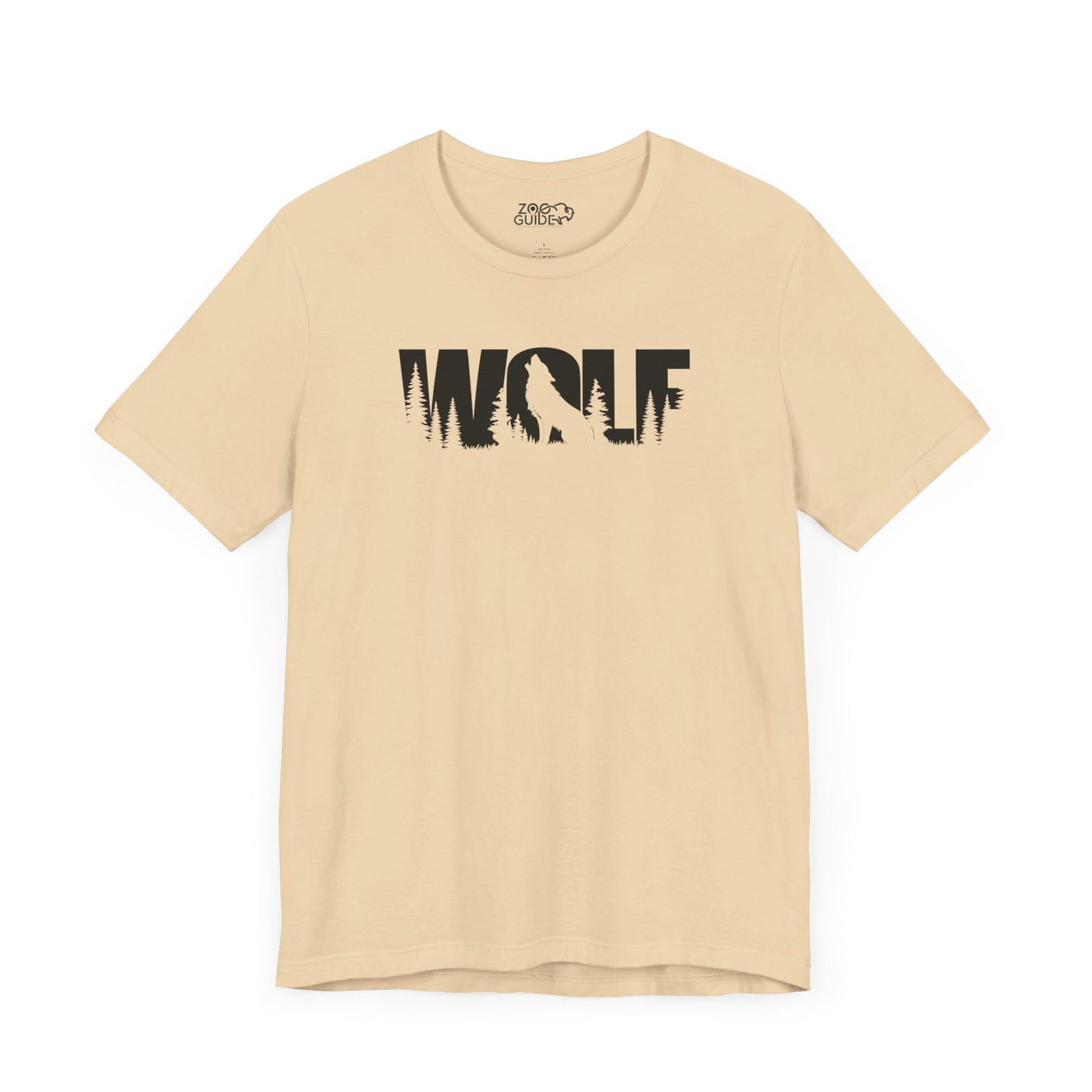 WOLF Adult Unisex Tee Shirt by Zoo Guide™
