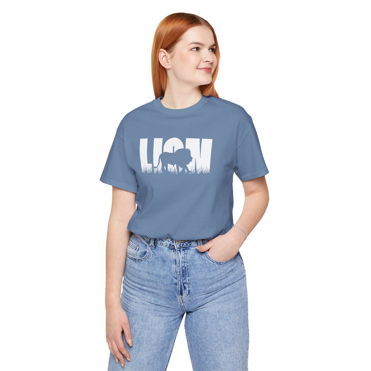 LION Adult Unisex Tee Shirt by Zoo Guide™