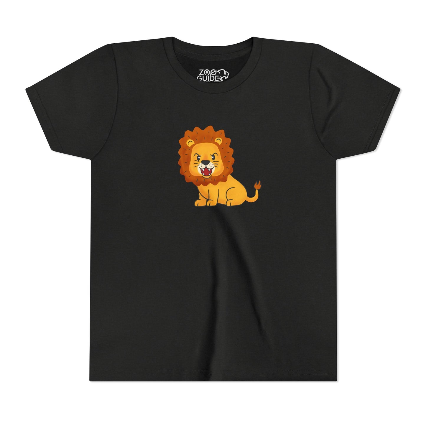 Lion Roaring Youth Tee Shirt by Zoo Guide™