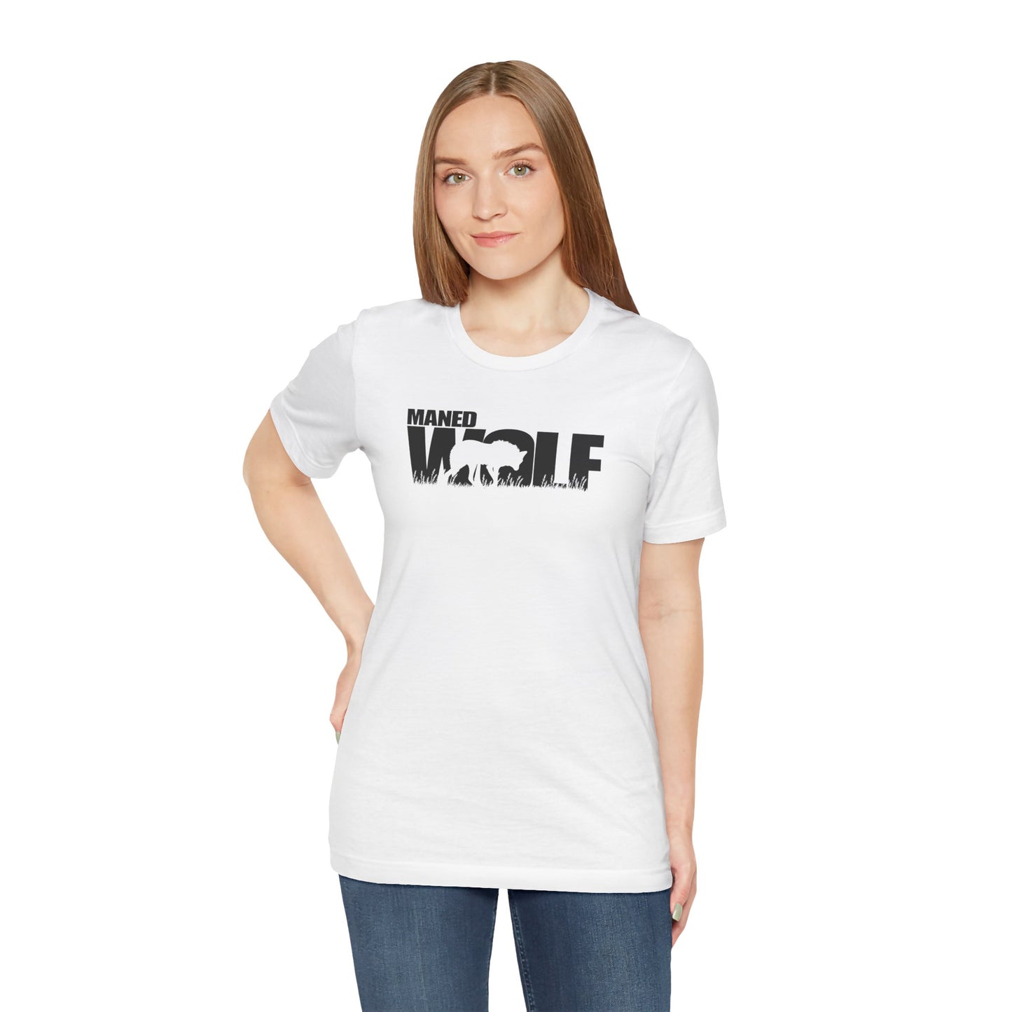 MANED WOLF Adult Unisex Tee Shirt by Zoo Guide™