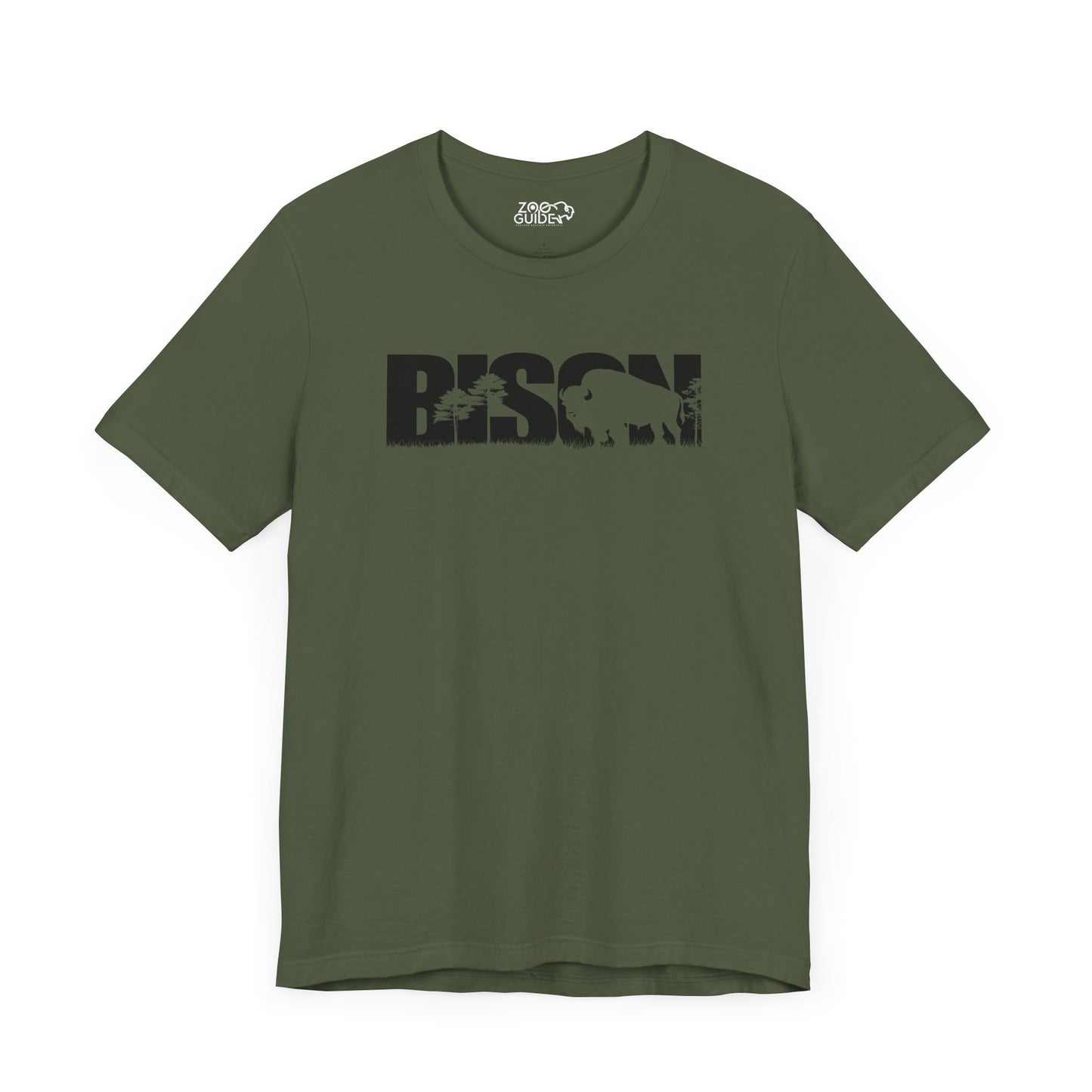 BISON Adult Unisex Tee Shirt by Zoo Guide™