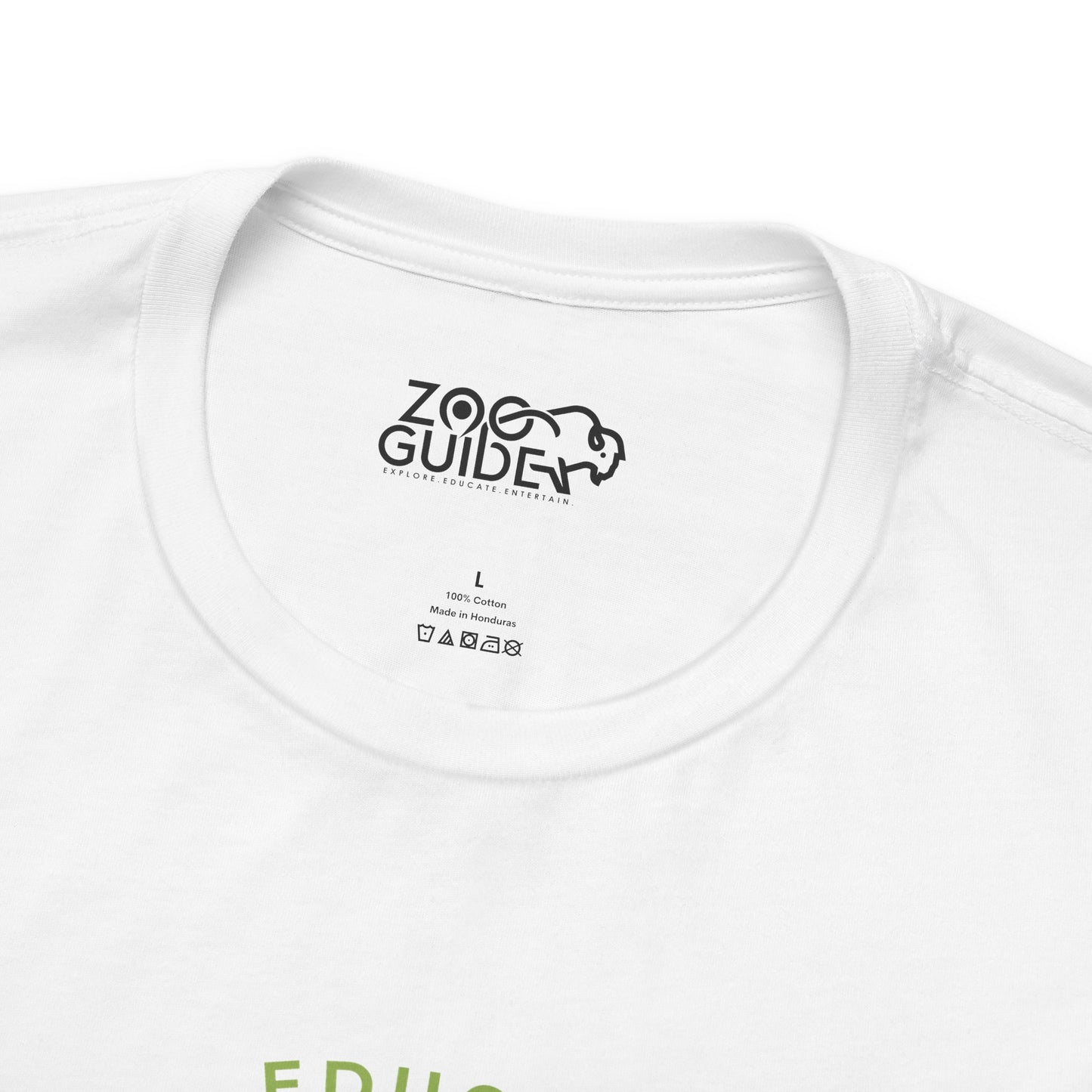 Sloth 'Hang in there' Adult Unisex Tee Shirt by Zoo Guide™