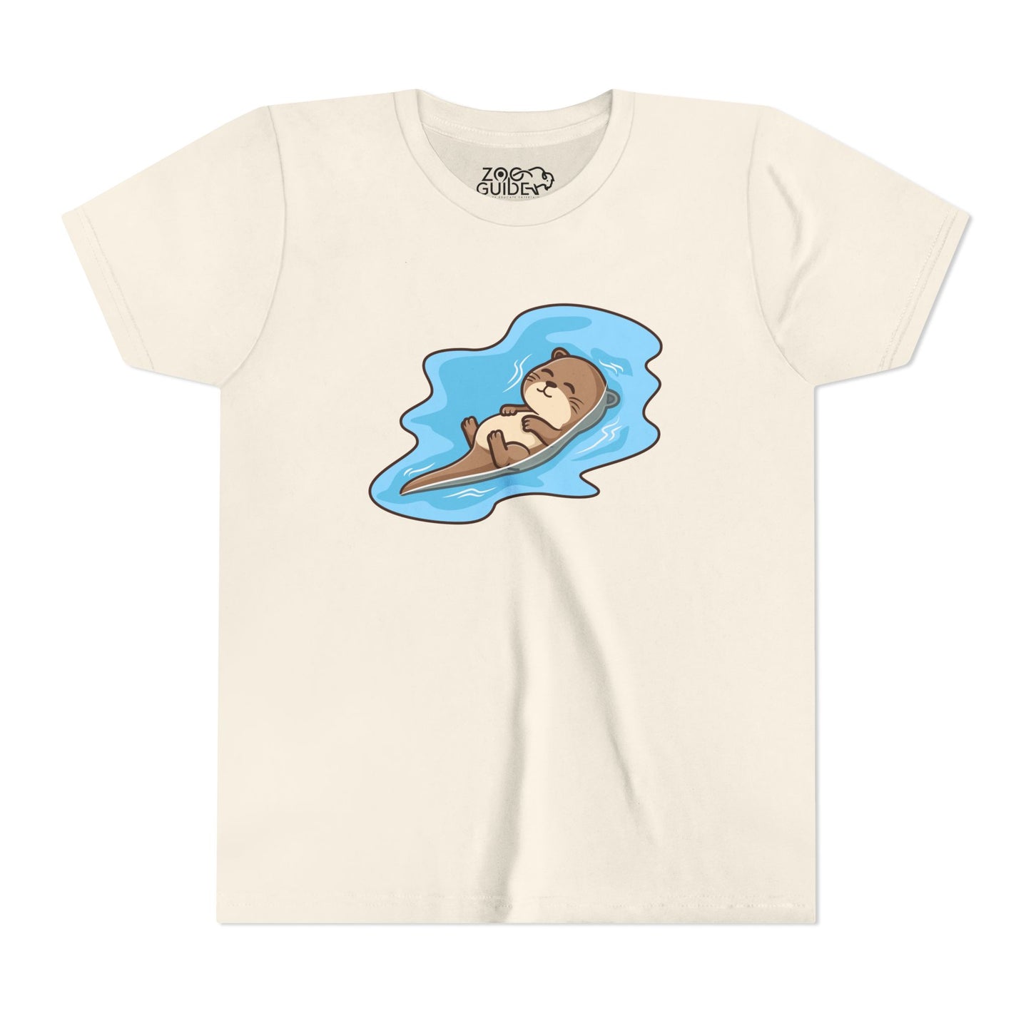 Otter Kawaii Style Youth Tee Shirt by Zoo Guide™