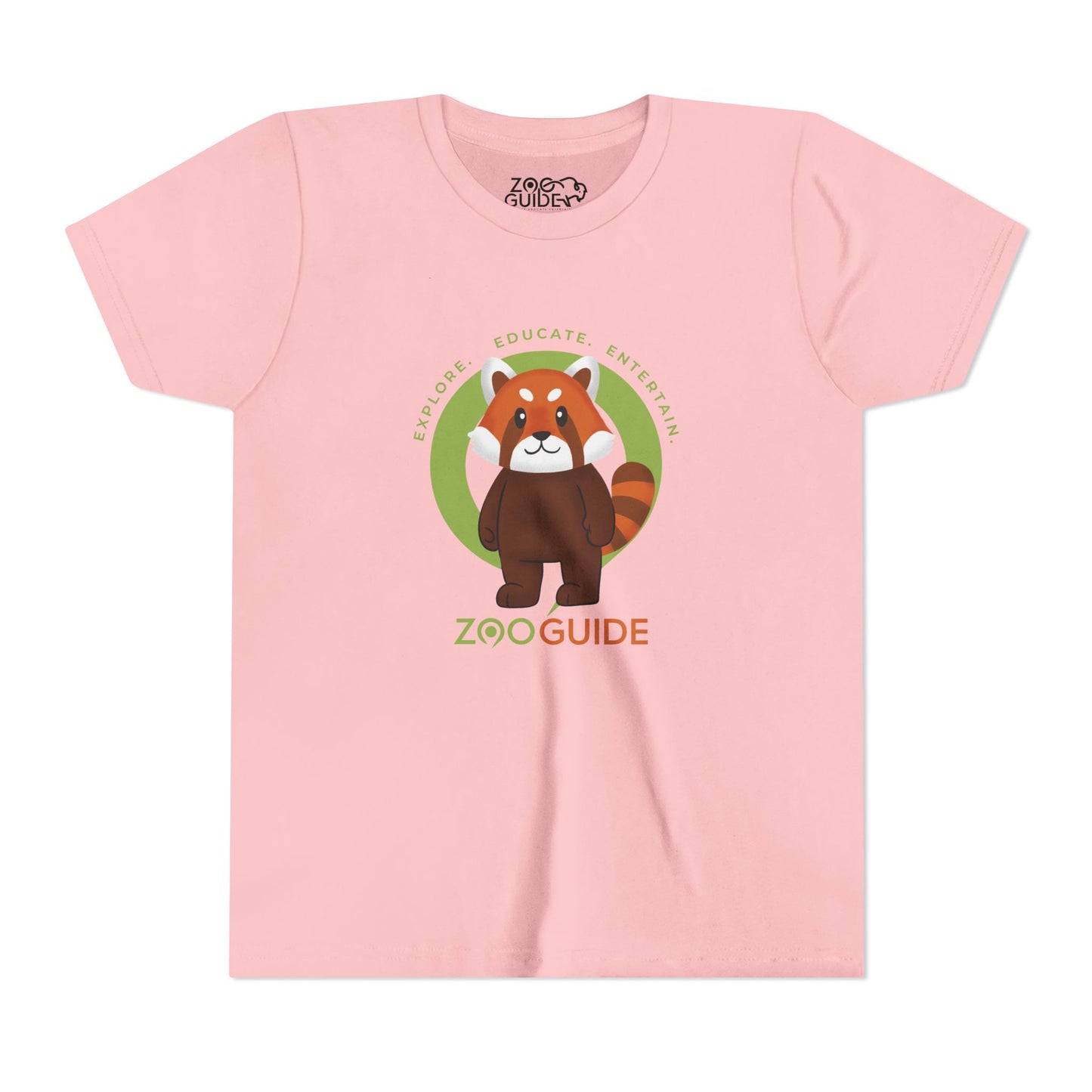 Red Panda Standing in Zoo Guide™ Waypoint Icon Youth Tee Shirt by Zoo Guide™