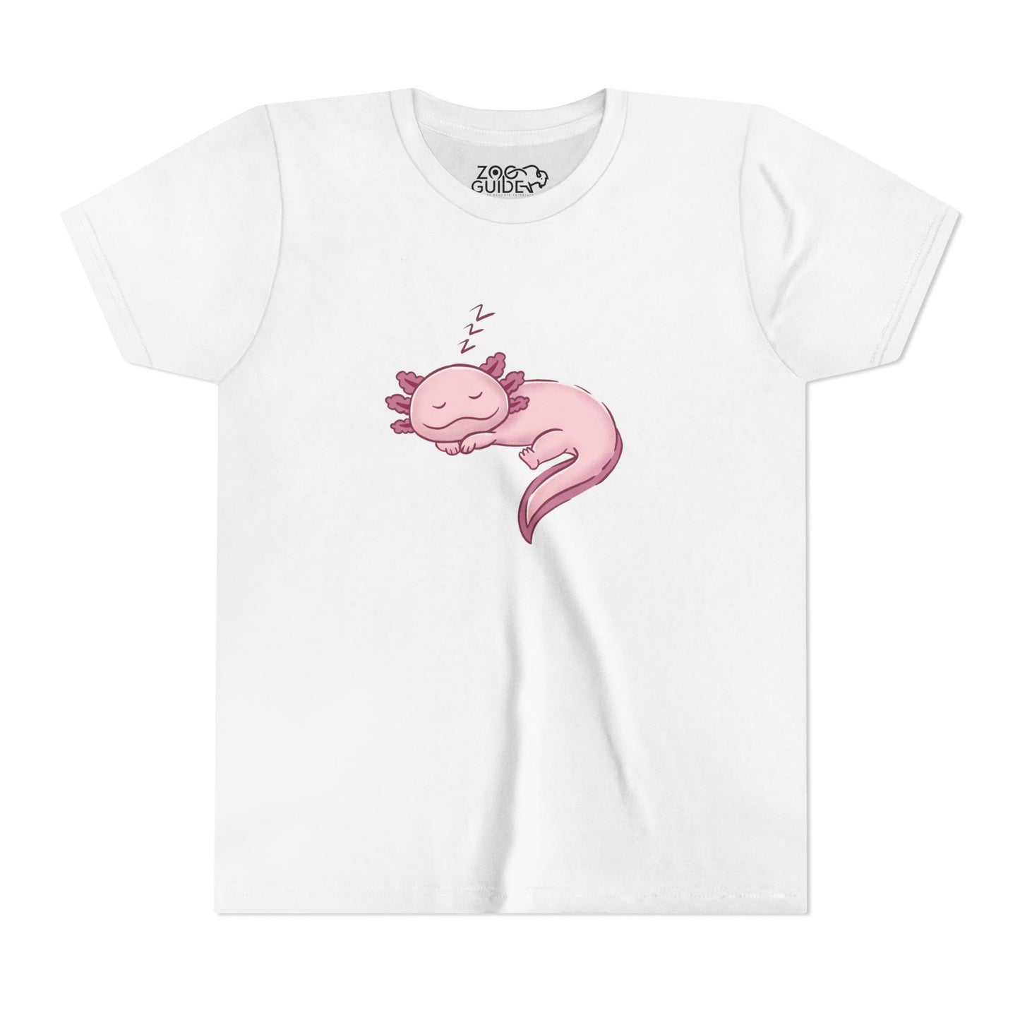 Axolotl Sleeping Youth Tee Shirt by Zoo Guide™