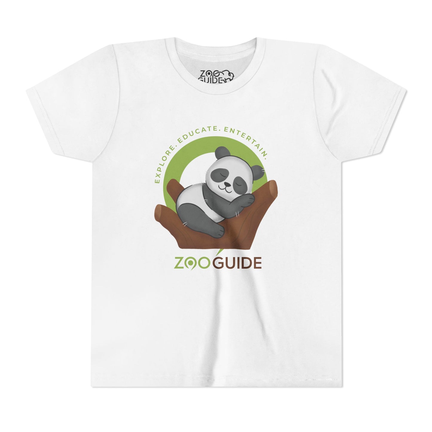 Sleeping Giant Panda in Zoo Guide™ Waypoint Icon Youth Tee Shirt by Zoo Guide™