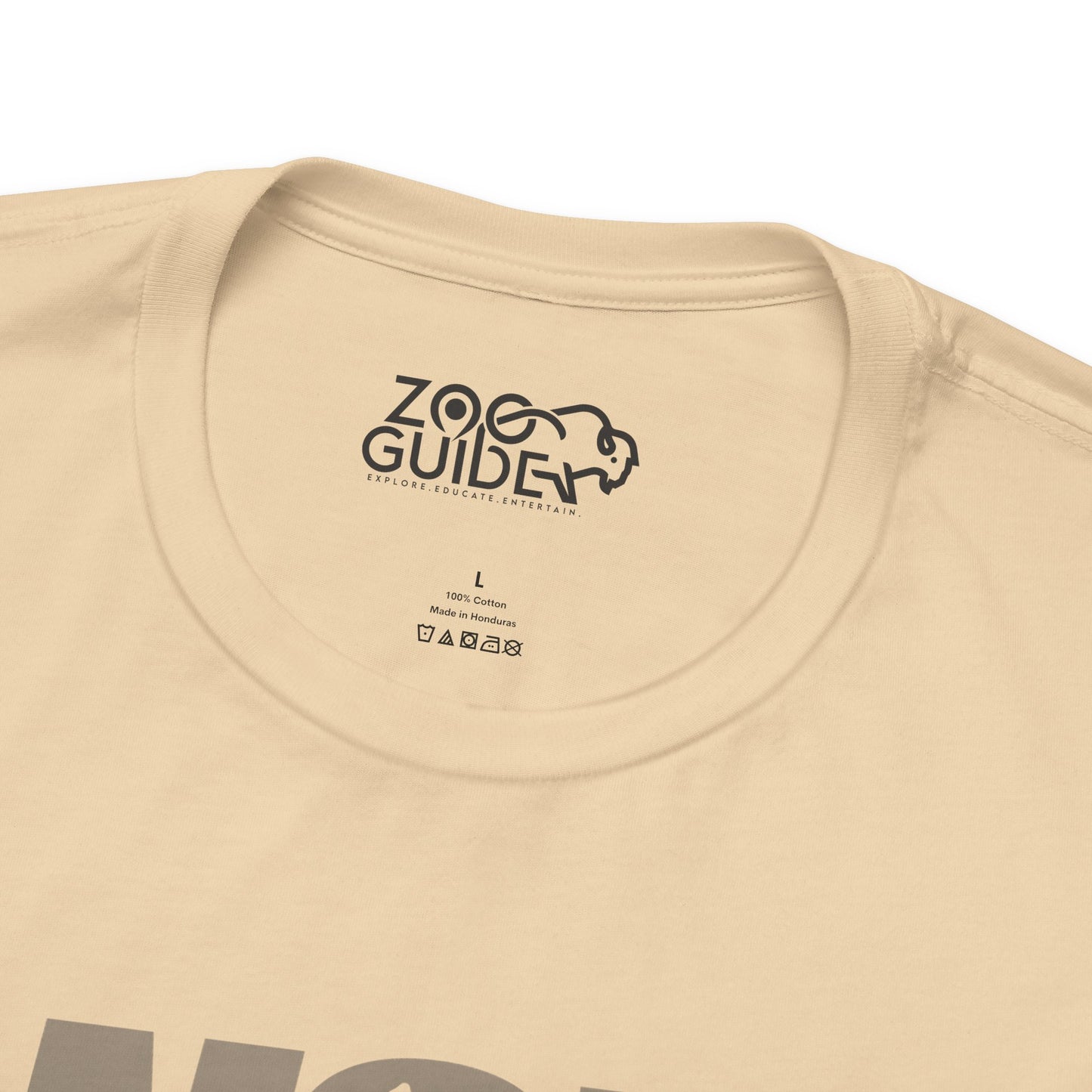 WOLF Color Adult Unisex Tee Shirt by Zoo Guide™