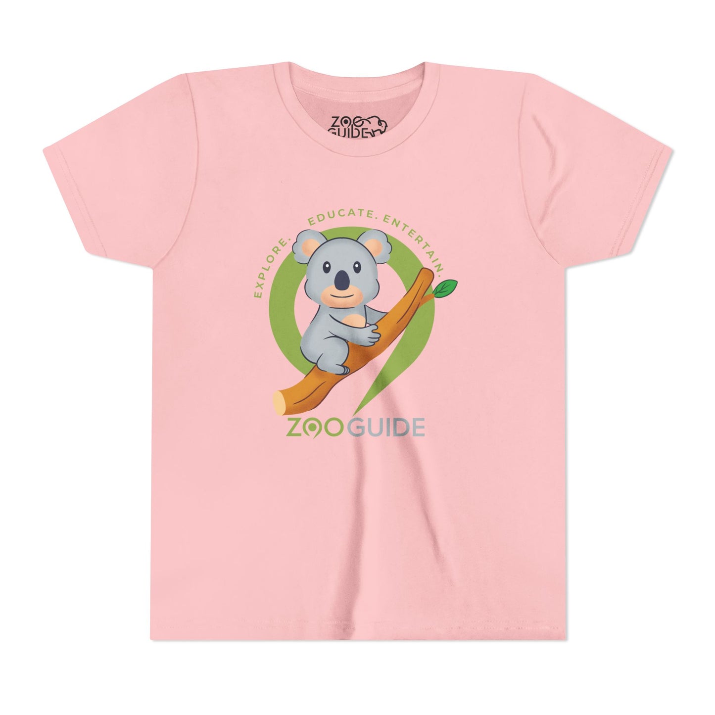 Koala on Branch in Zoo Guide™ Waypoint Icon Youth Tee Shirt by Zoo Guide™