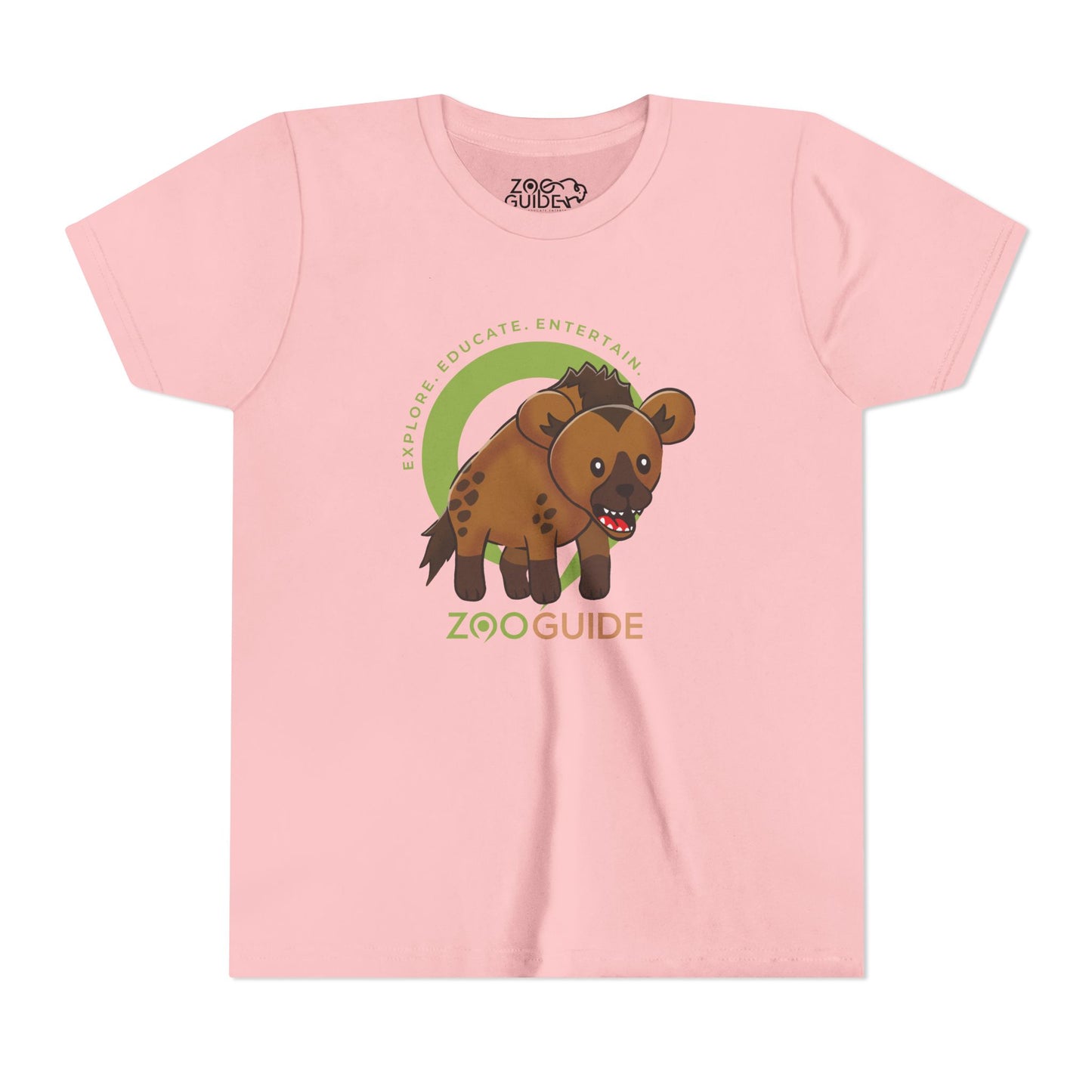 Spotted Hyena in Zoo Guide™ Waypoint Icon Youth Tee Shirt by Zoo Guide™