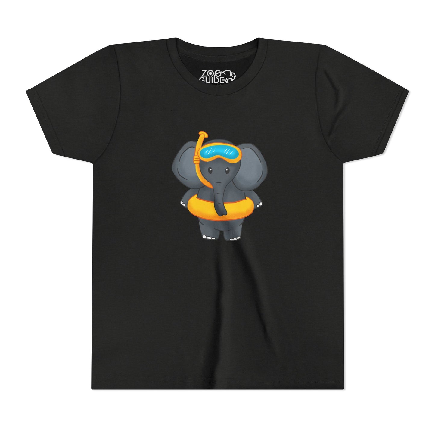 African Elephant "Beach Day" Youth Tee Shirt by Zoo Guide™