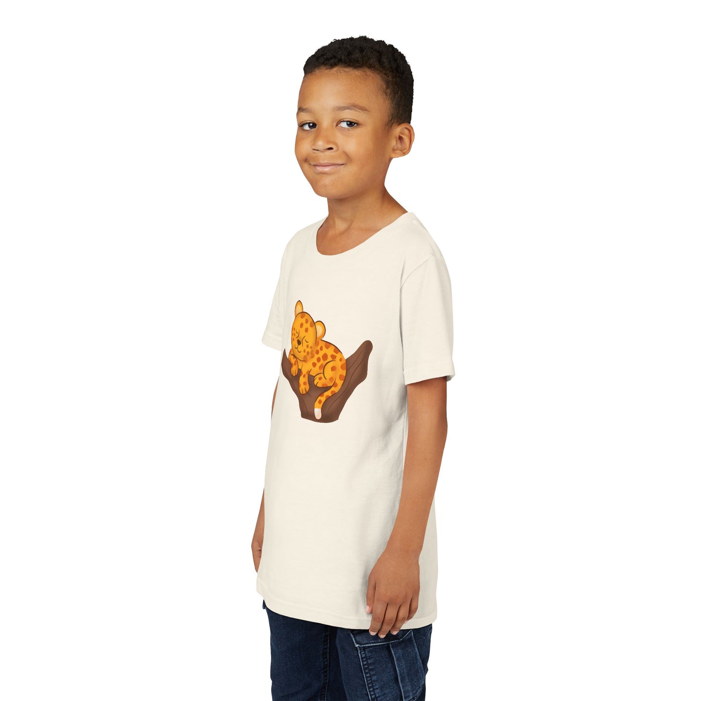 African Leopard in Tree Youth Tee Shirt by Zoo Guide™