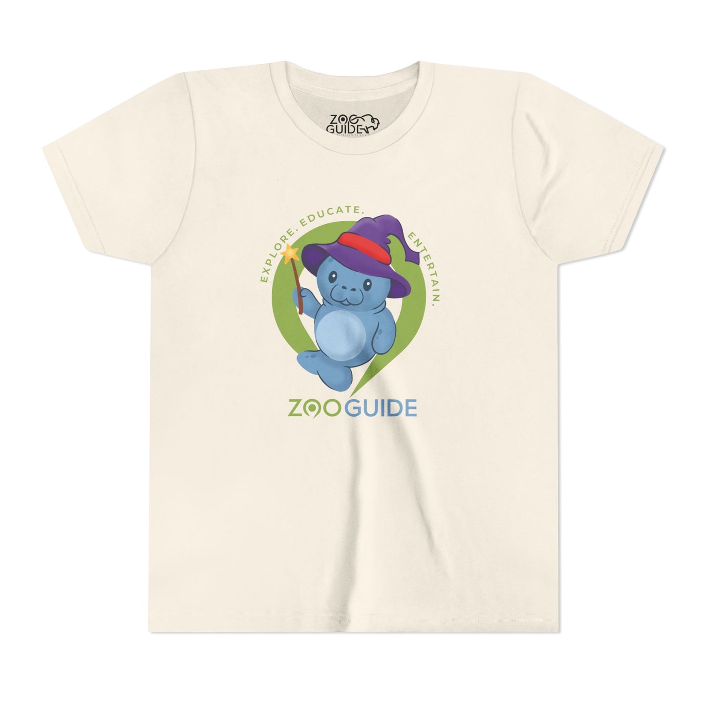 Magical Manatee in Zoo Guide™ Waypoint Icon Youth Tee Shirt by Zoo Guide™