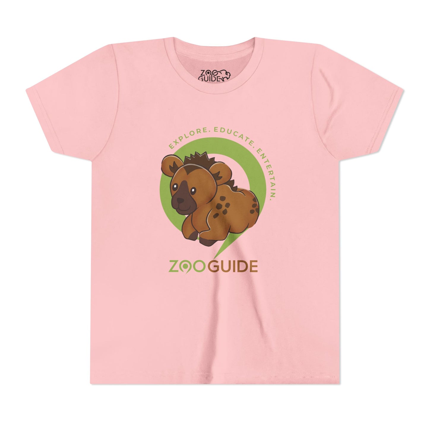 Spotted Hyena in Zoo Guide™ Waypoint Icon Youth Tee Shirt by Zoo Guide™