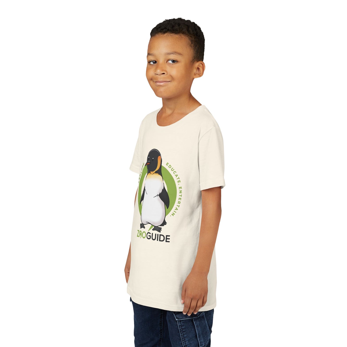 King Penguin in Zoo Guide™ Waypoint Icon Youth Tee Shirt by Zoo Guide™