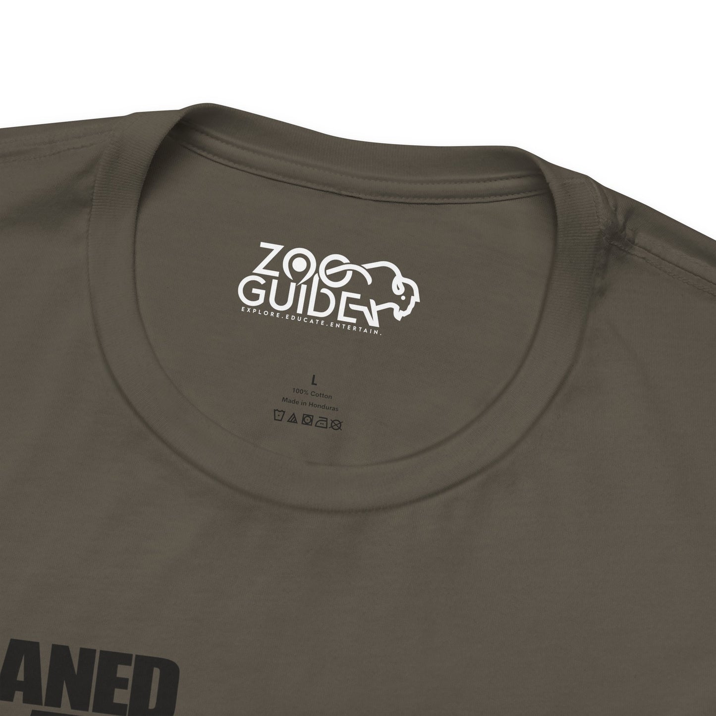 MANED WOLF Adult Unisex Tee Shirt by Zoo Guide™