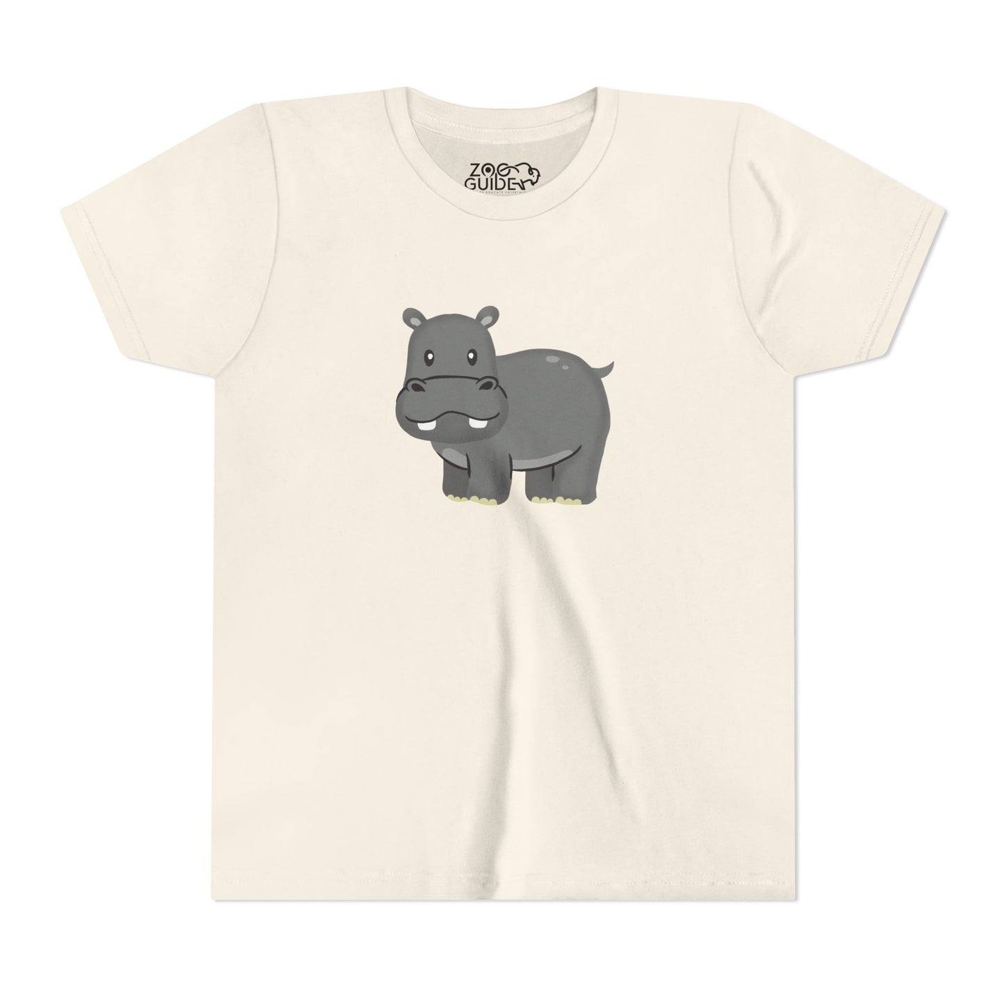 Hippo Youth Tee Shirt by Zoo Guide™