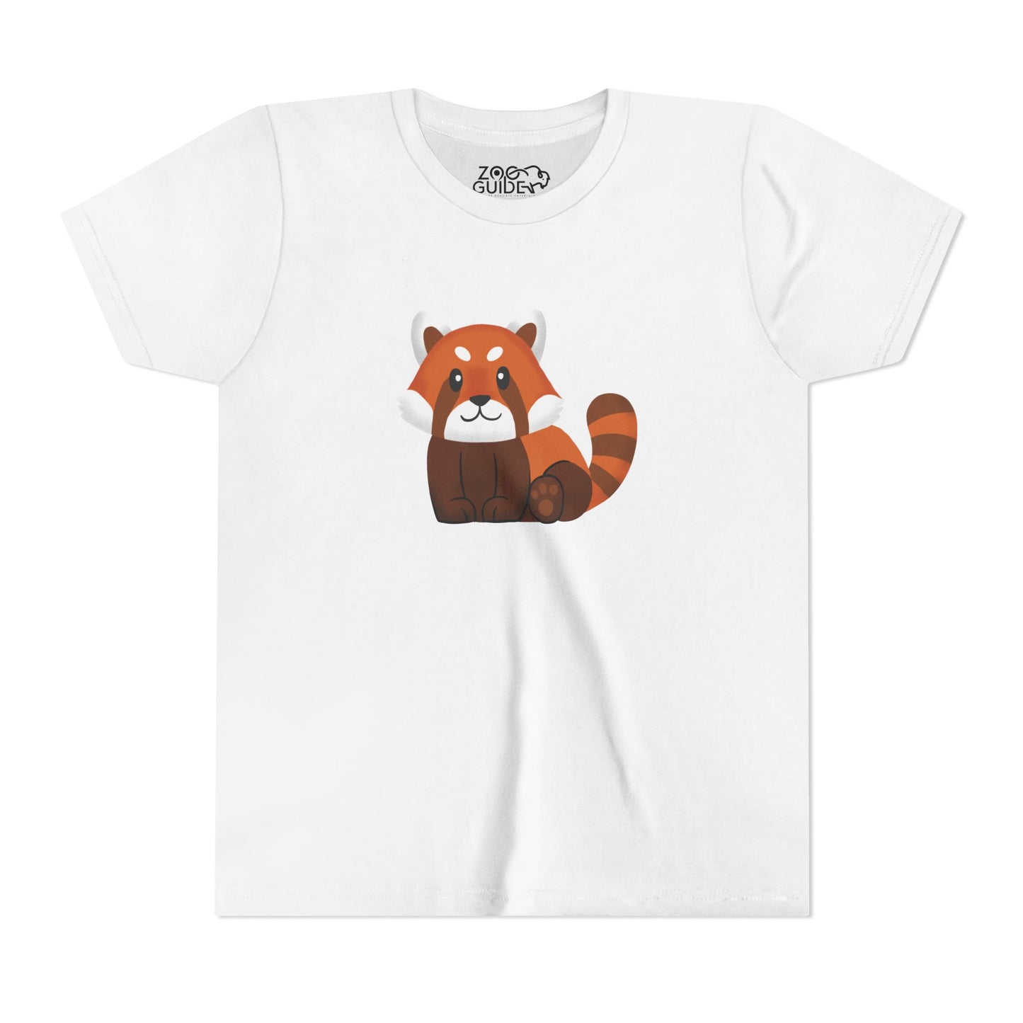 Red Panda Sitting Youth Tee Shirt by Zoo Guide™