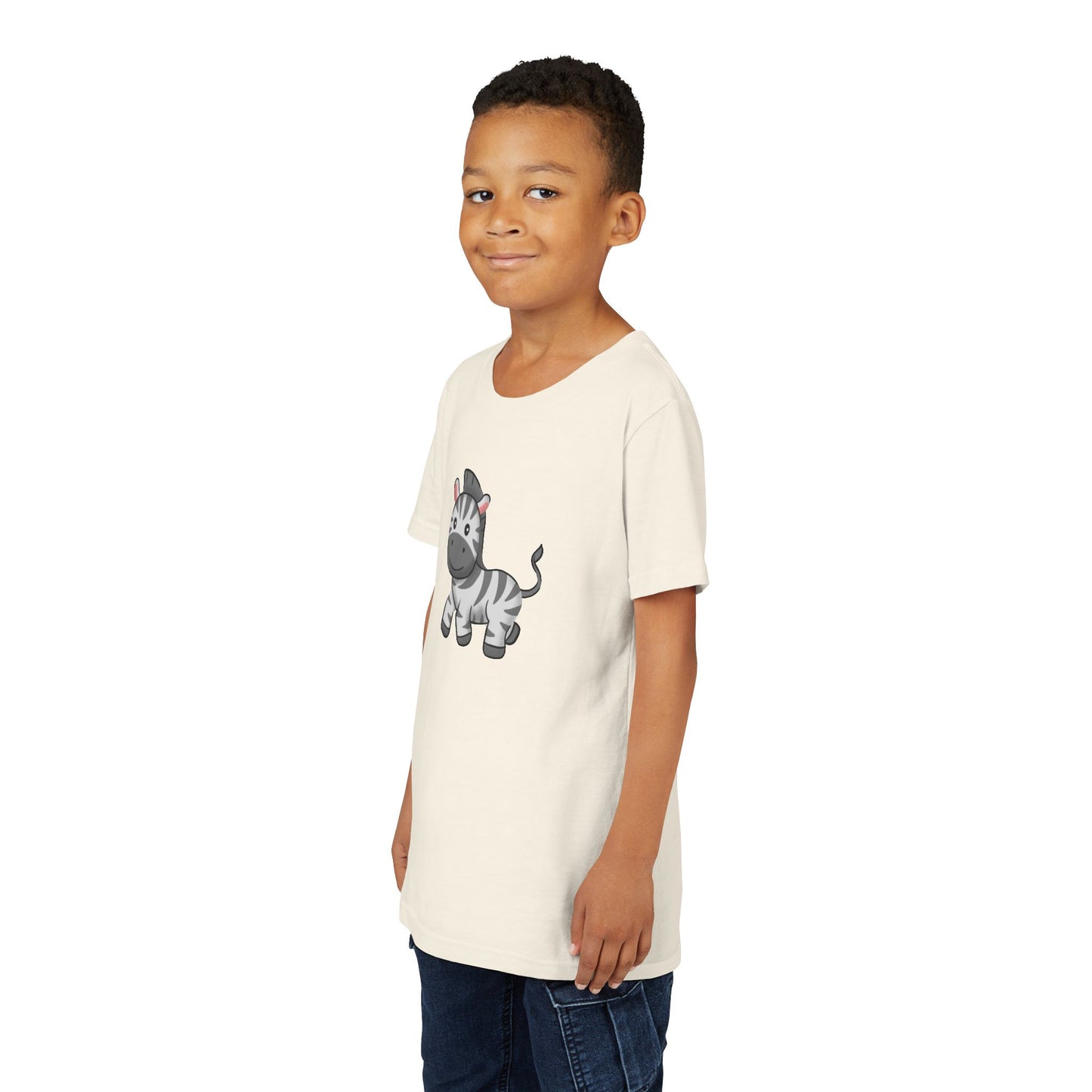 Zebra Youth Tee Shirt by Zoo Guide™