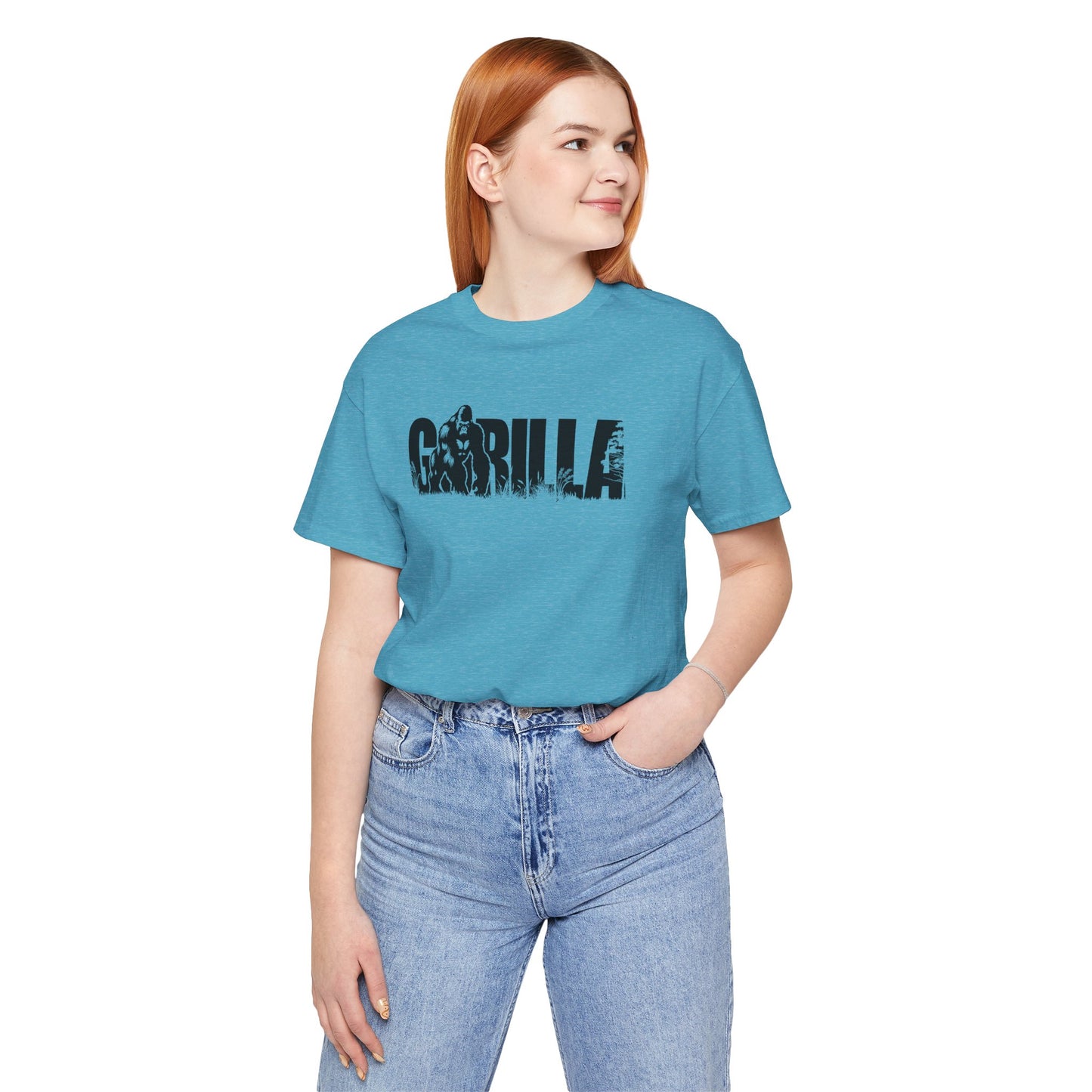 GORILLA Adult Unisex Tee Shirt by Zoo Guide™
