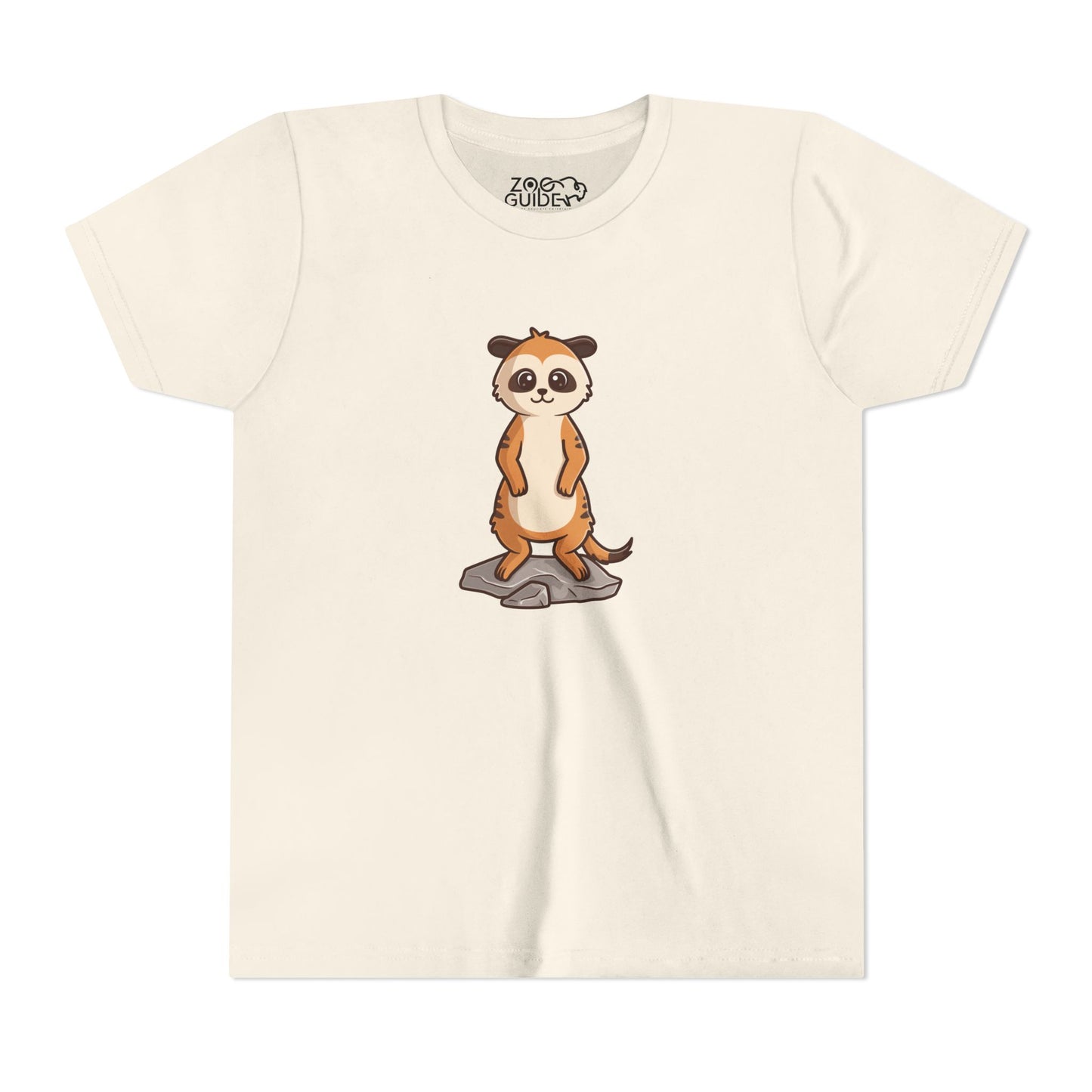 Meerkat Kawaii Style Youth Tee Shirt by Zoo Guide™