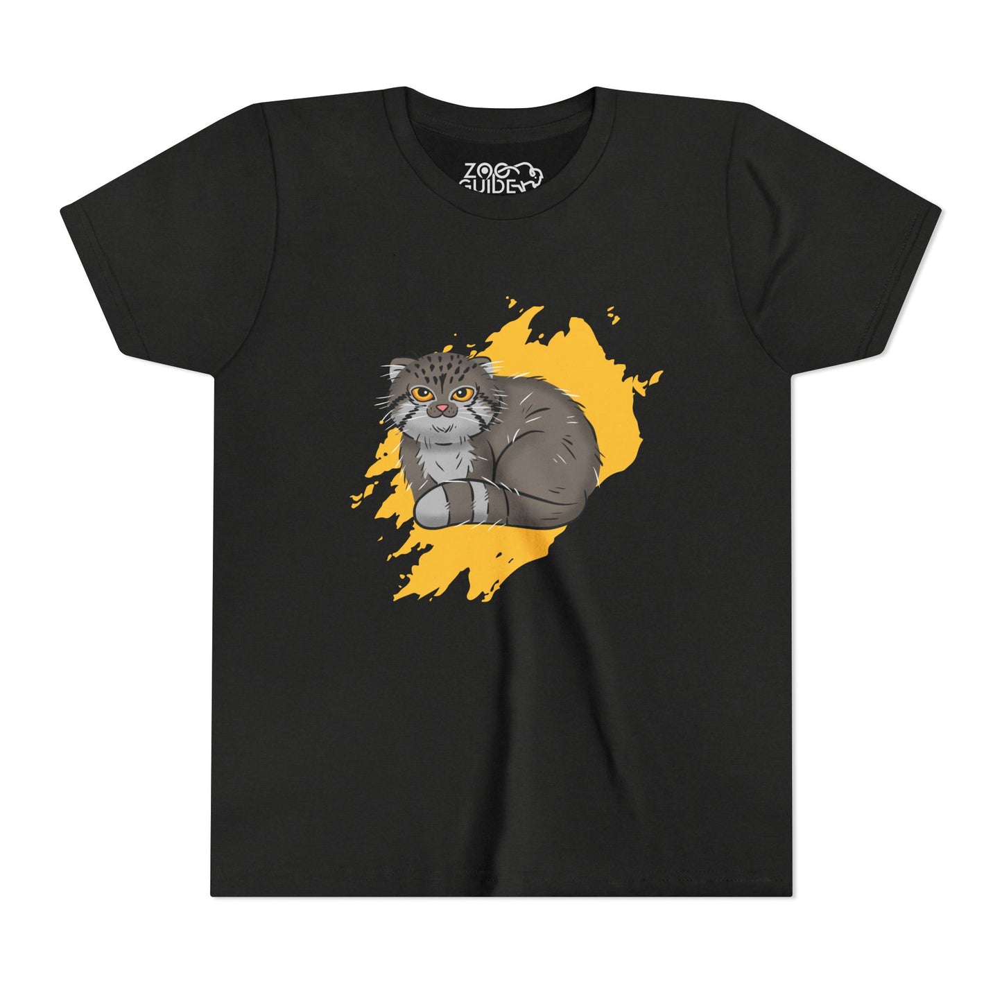 Pallas's Cat Color Splash Youth Tee Shirt by Zoo Guide™