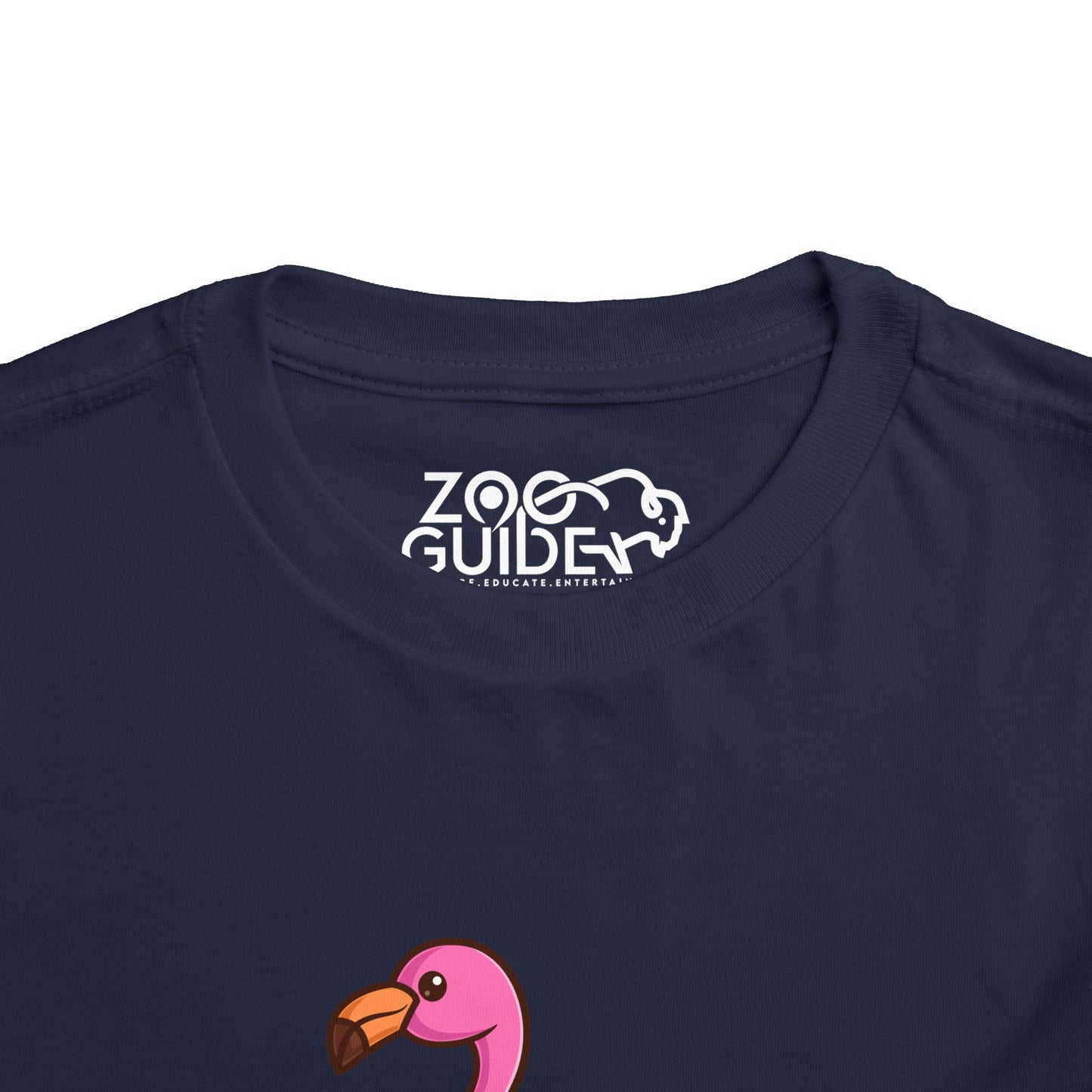 Flamingo Kawaii Style Toddler Tee Shirt by Zoo Guide™