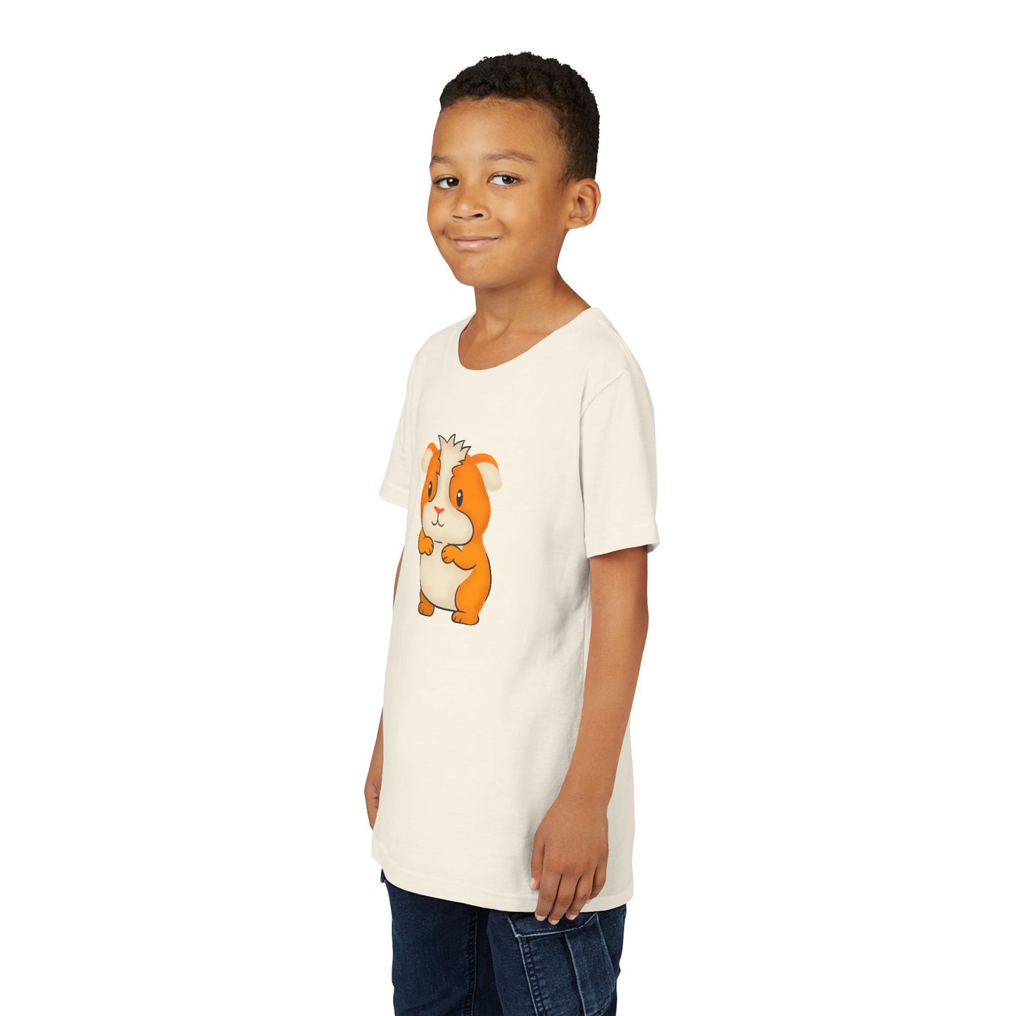 Guinea Pig Standing Youth Tee Shirt by Zoo Guide™