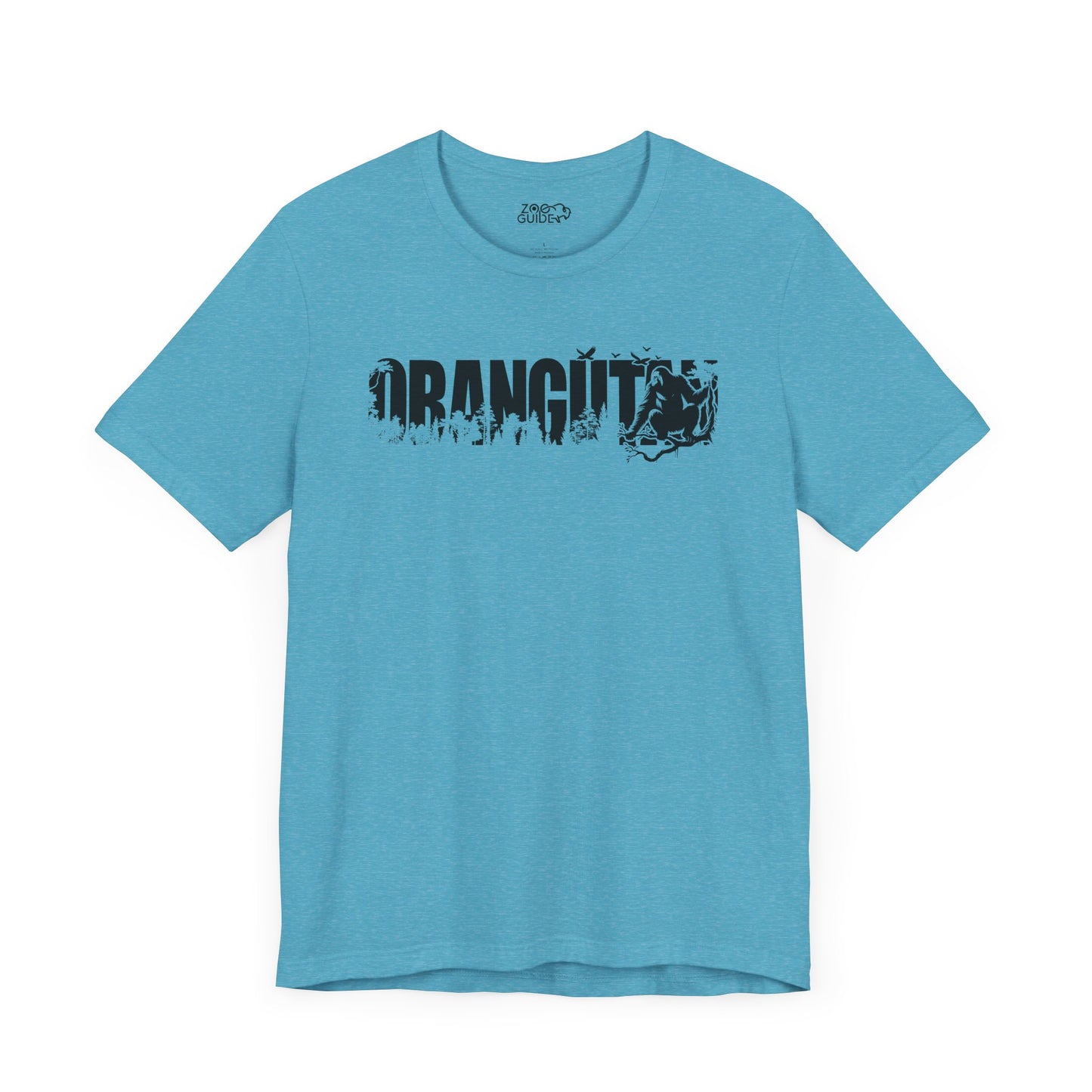 ORANGUTAN Adult Unisex Tee Shirt by Zoo Guide™