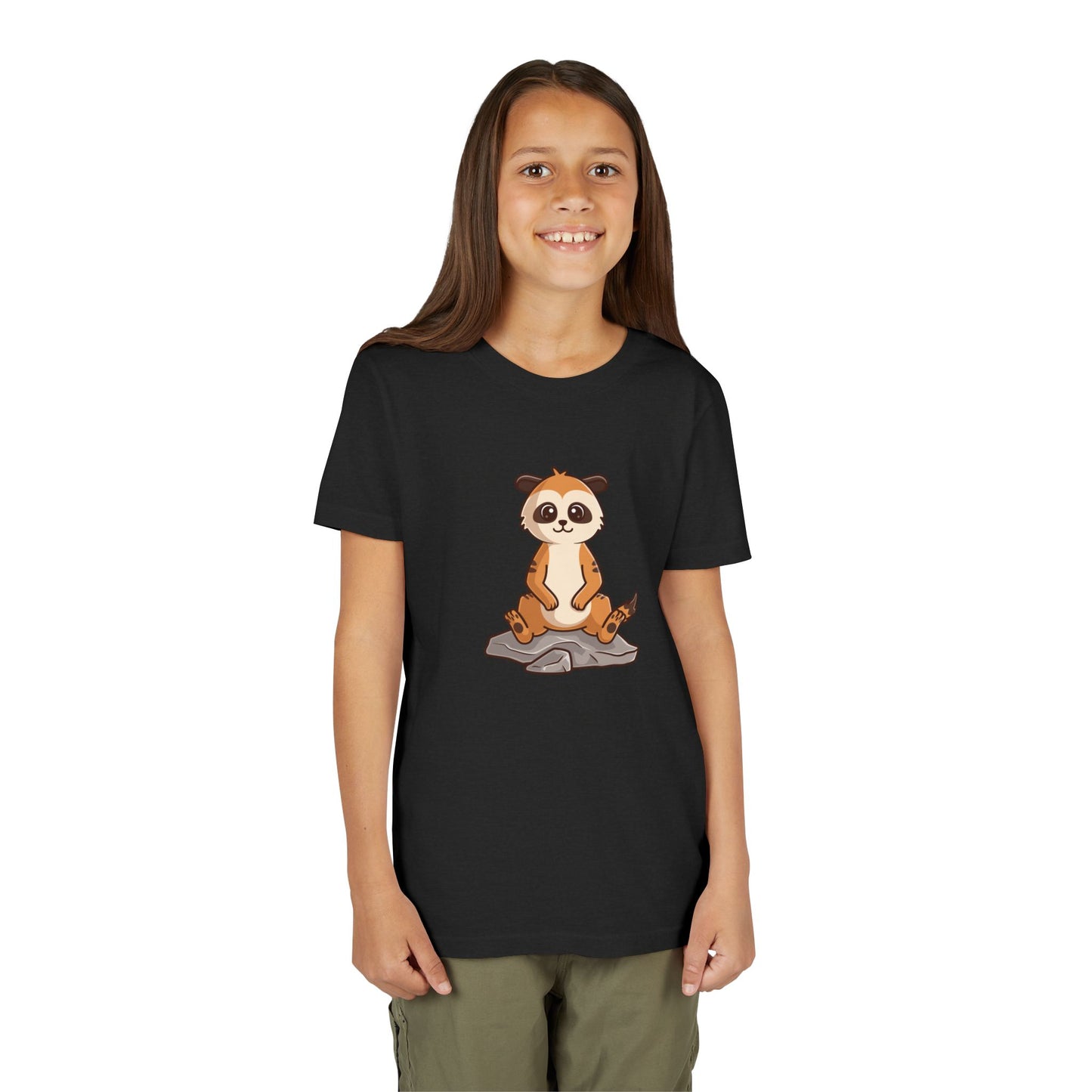 Meerkat Kawaii Style Youth Tee Shirt by Zoo Guide™