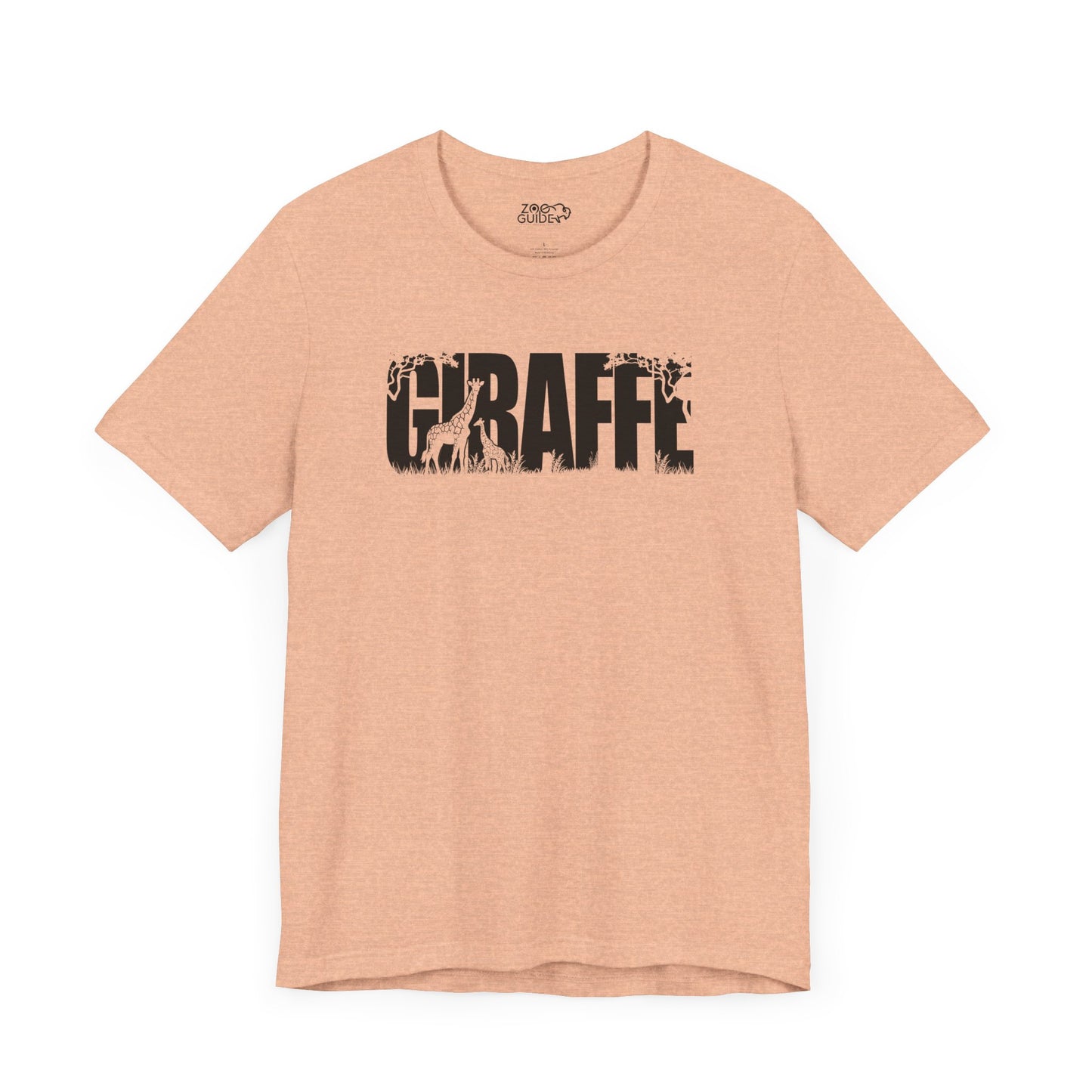 GIRAFFE Adult Unisex Tee Shirt by Zoo Guide™