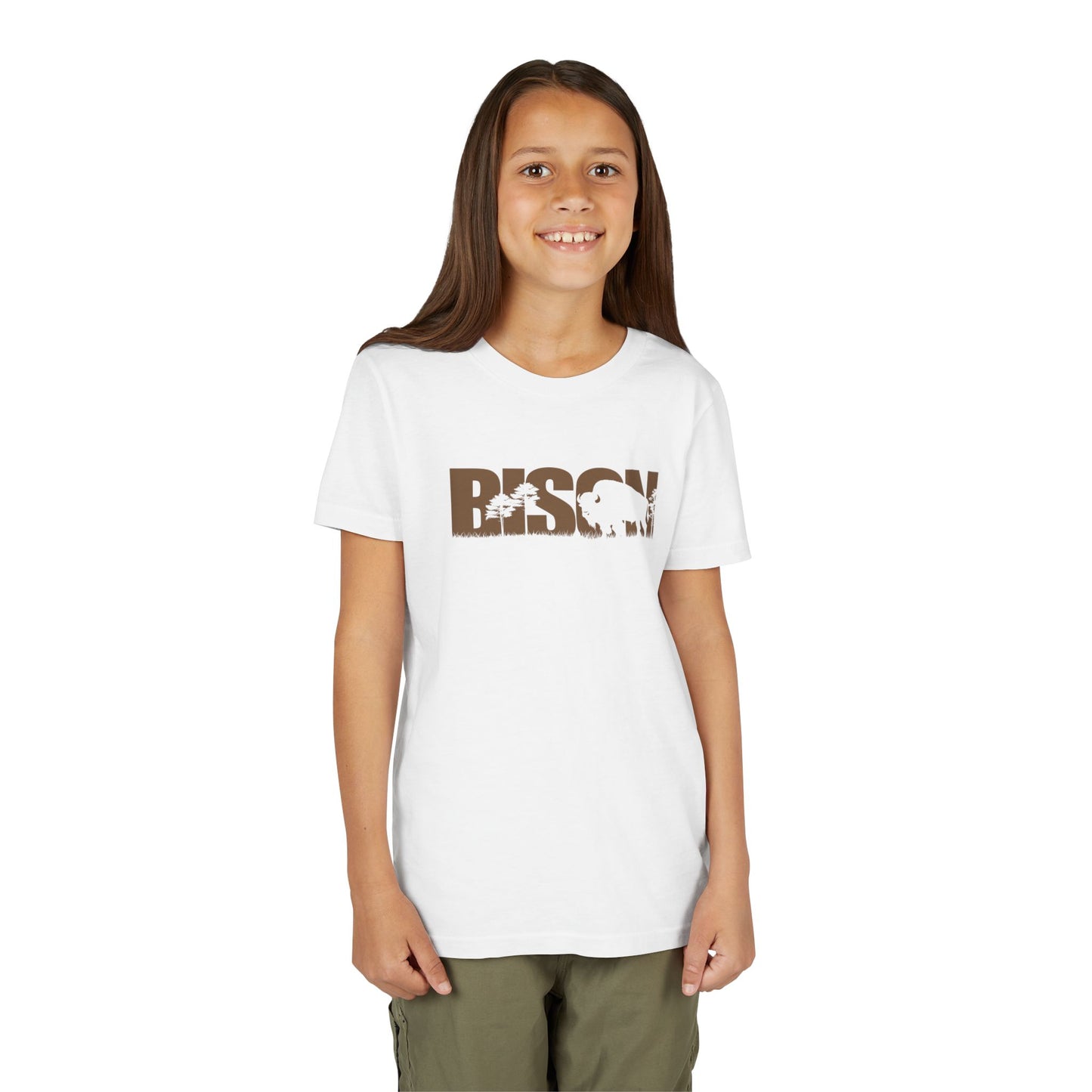 BISON Color Youth Tee Shirt by Zoo Guide™