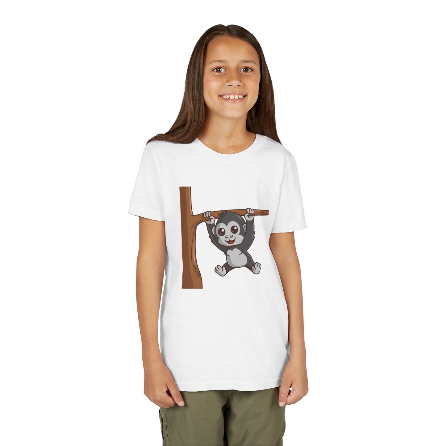 Gorilla Kawaii Style Youth Tee Shirt by Zoo Guide™
