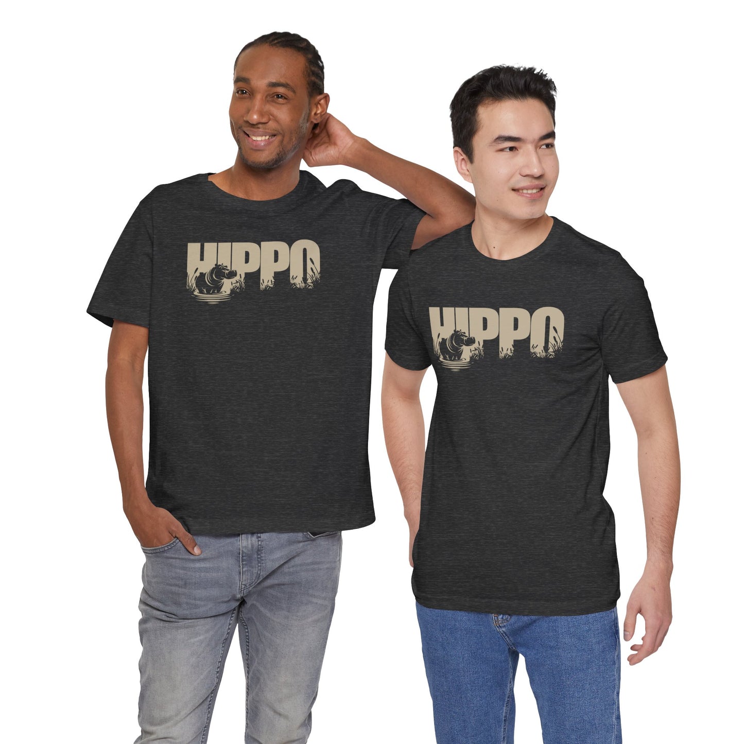 HIPPO Adult Unisex Tee Shirt by Zoo Guide™