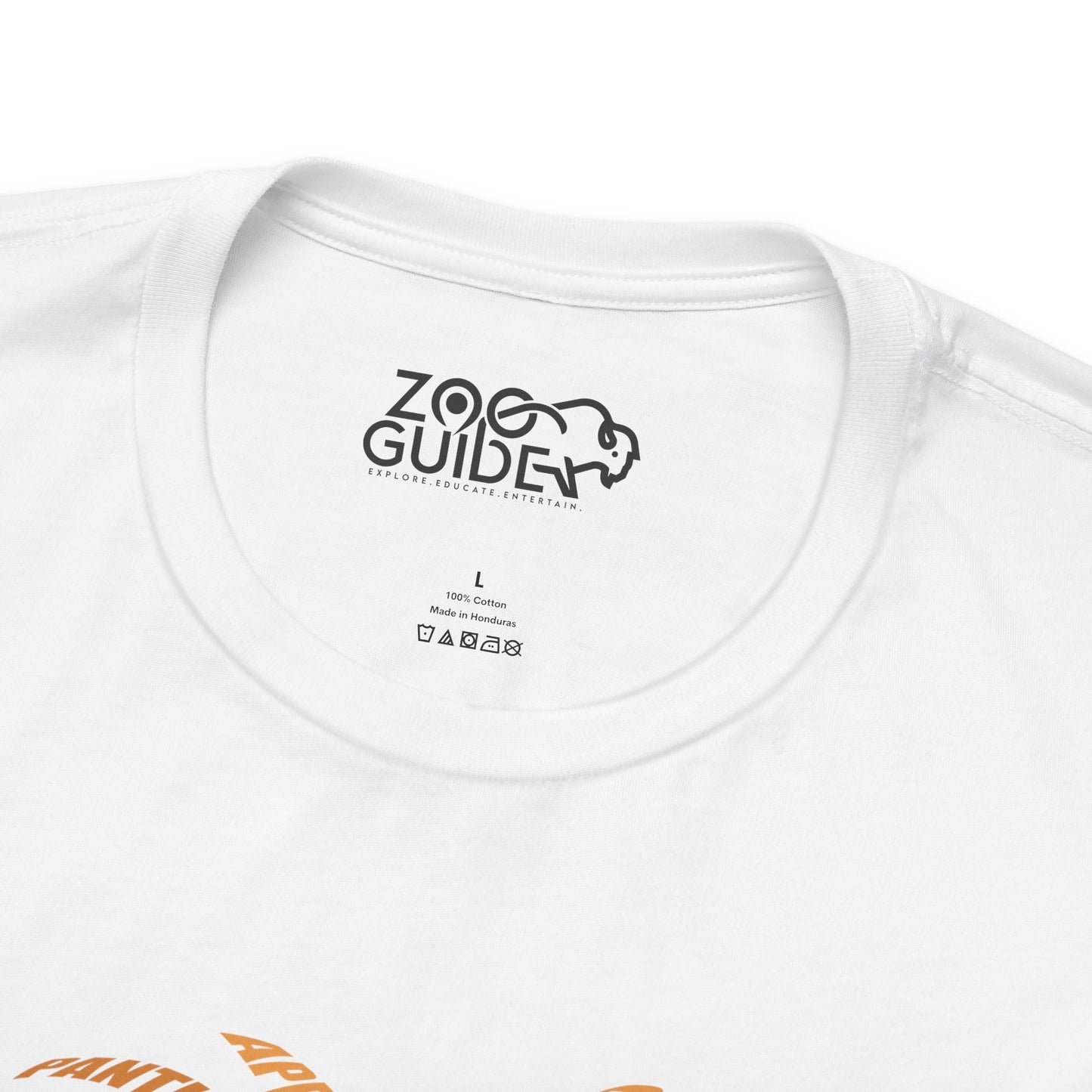 Lion Head Word Art Adult Unisex Short Sleeve Tee