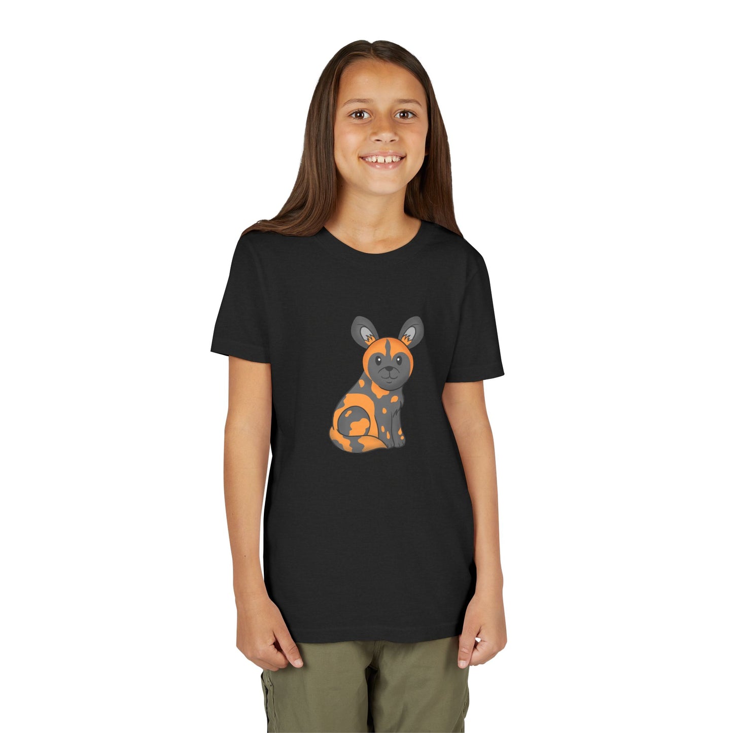 African Painted Dog Youth Tee Shirt by Zoo Guide™